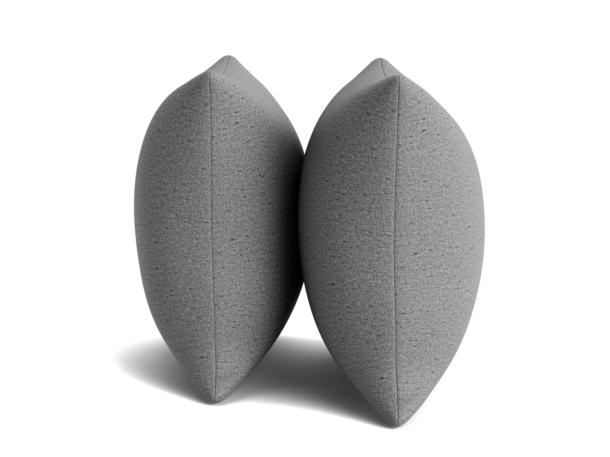 decorative knife edge pillows %28set 2%29 essence ash