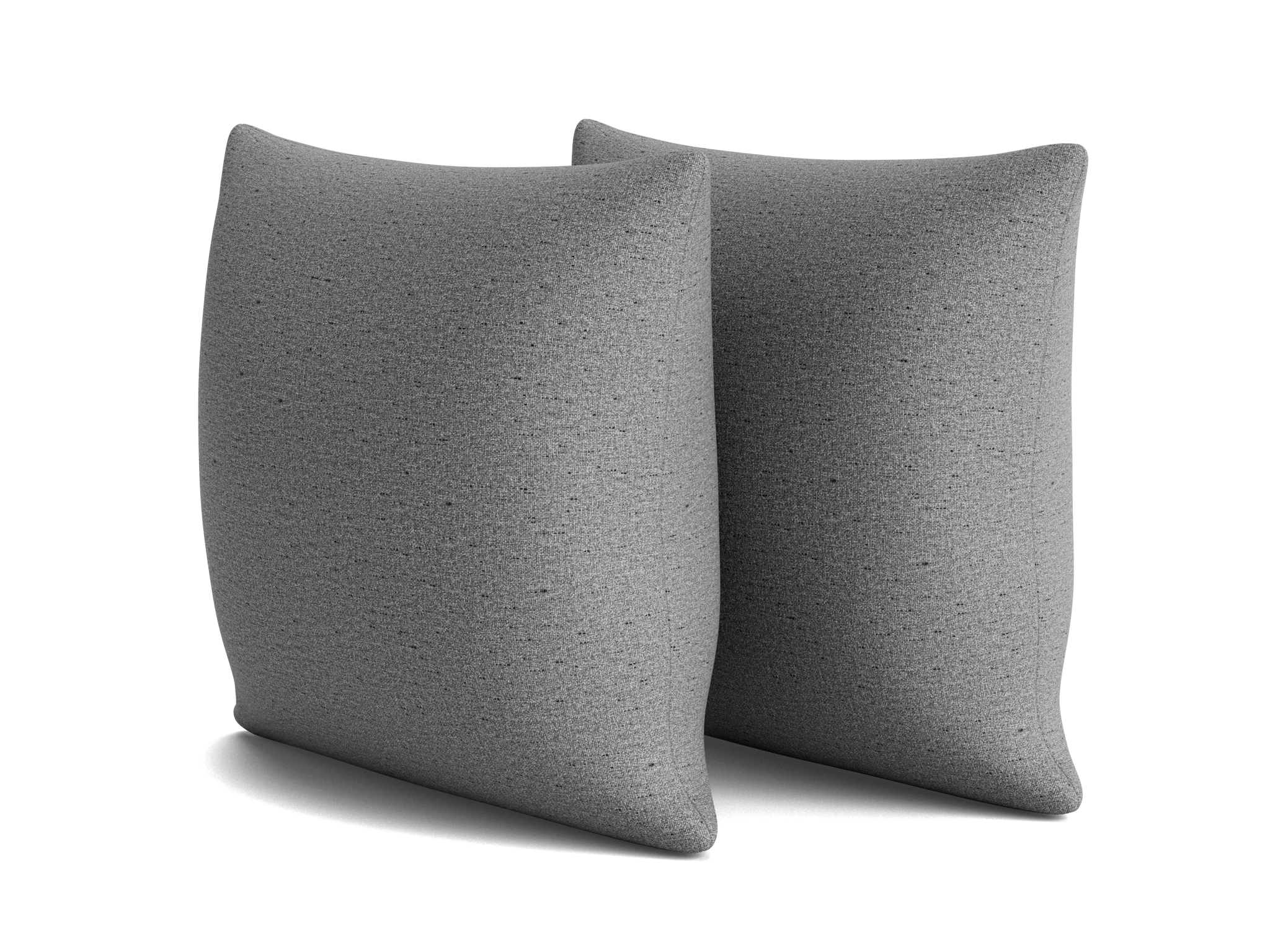 decorative knife edge pillows %28set 2%29 essence ash