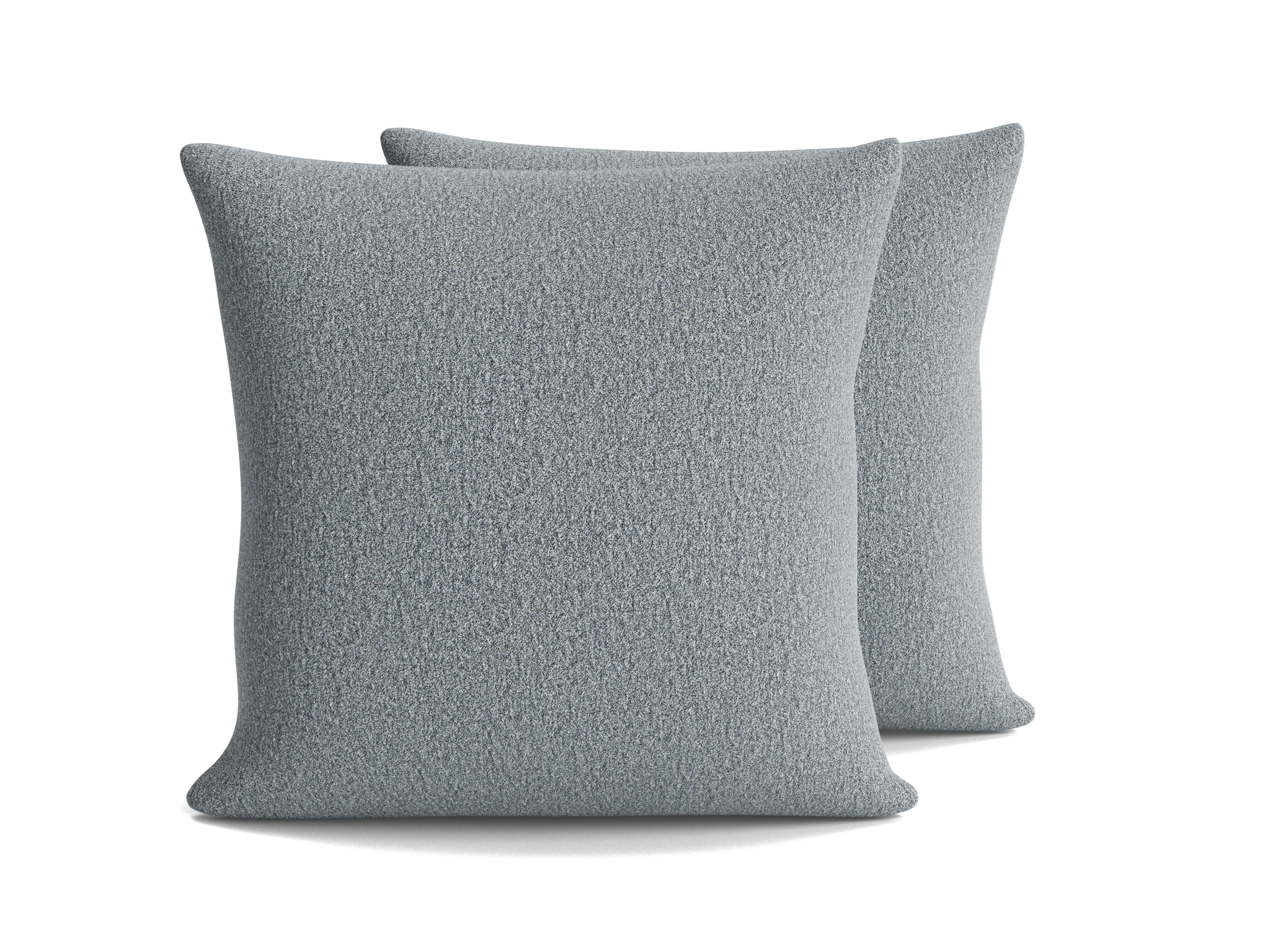 decorative knife edge pillows %28set 2%29 synergy pewter