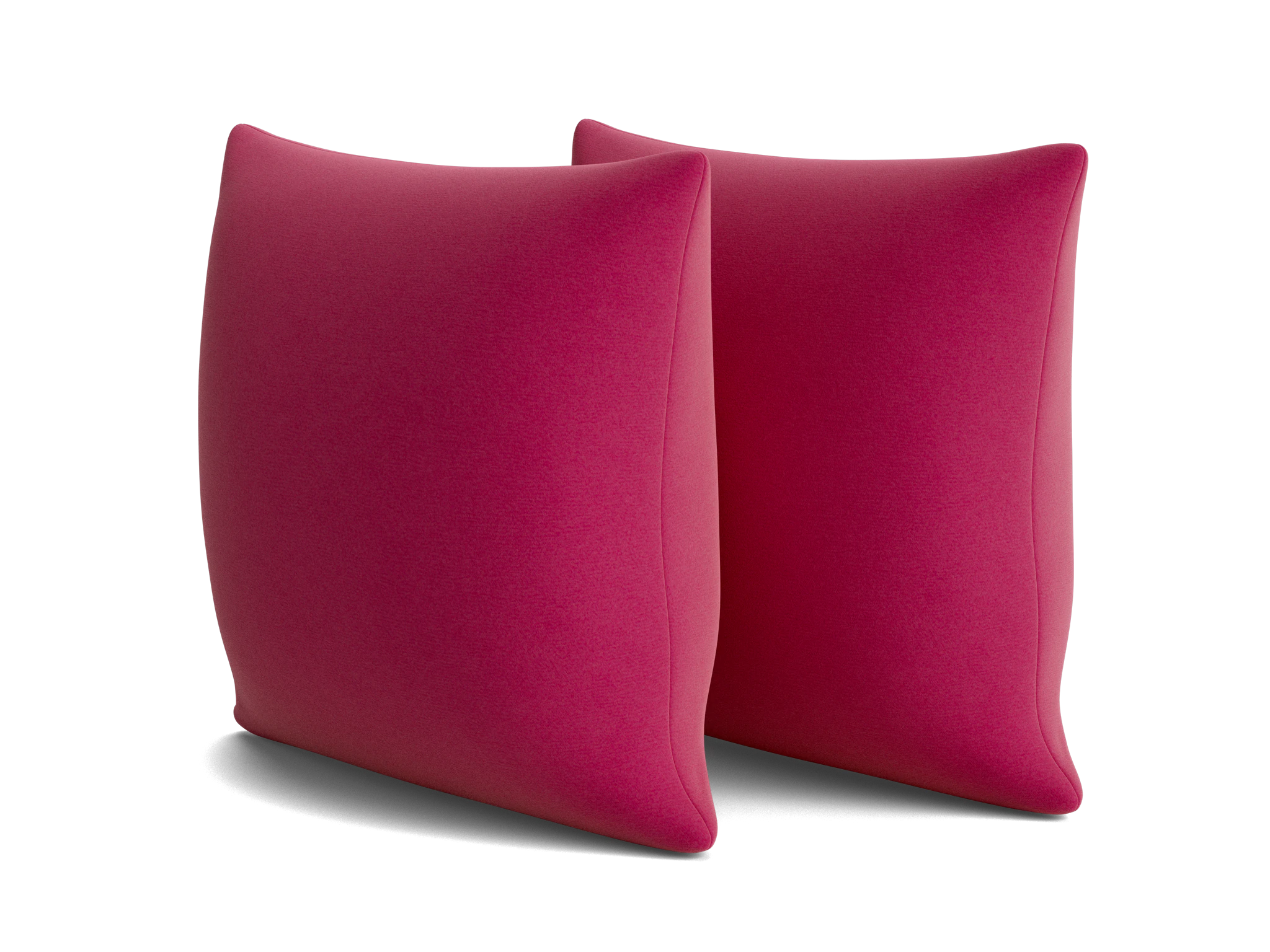 decorative knife edge pillows %28set 2%29 royale berry