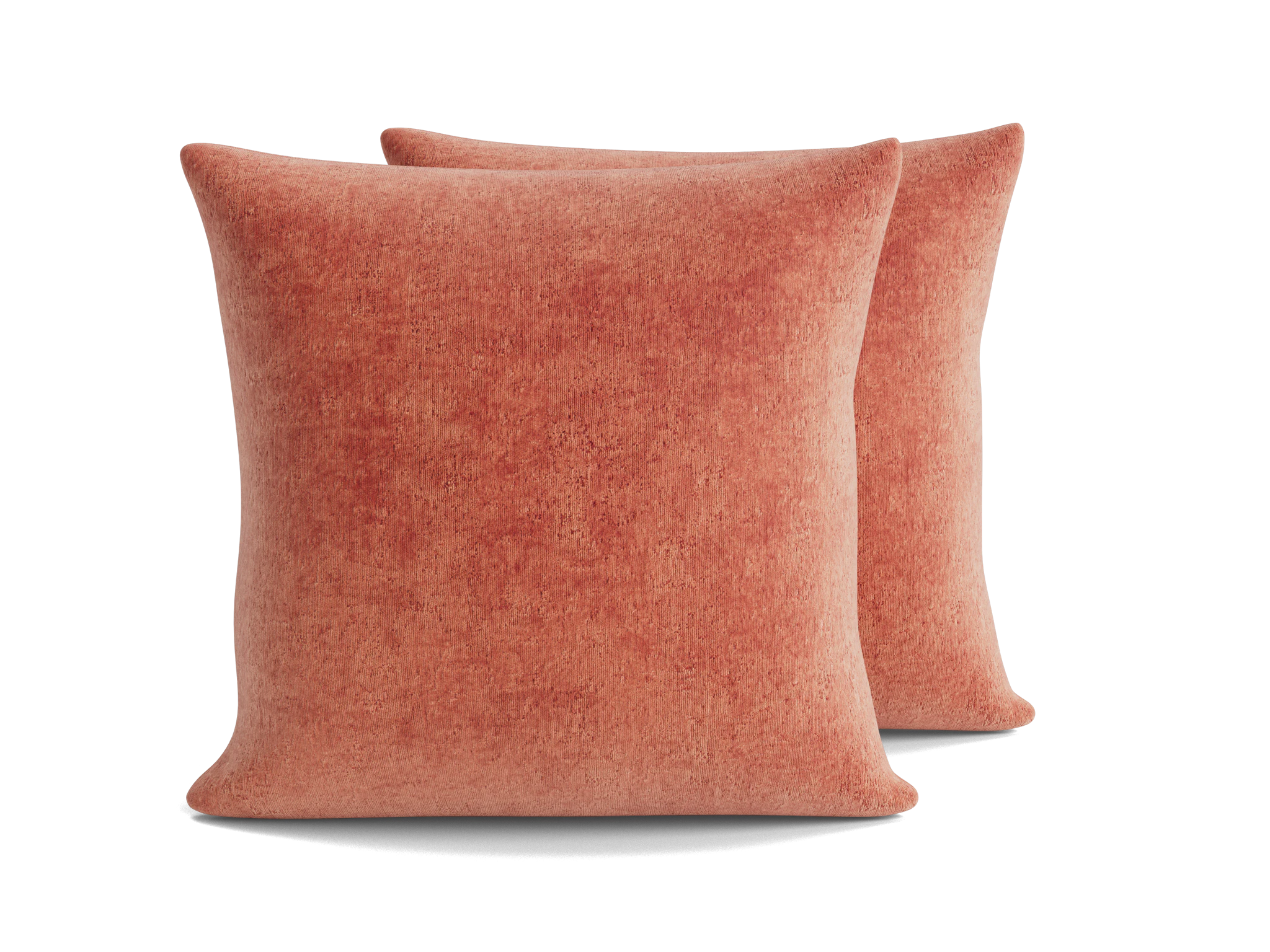 decorative knife edge pillows %28set 2%29 plush terra rose