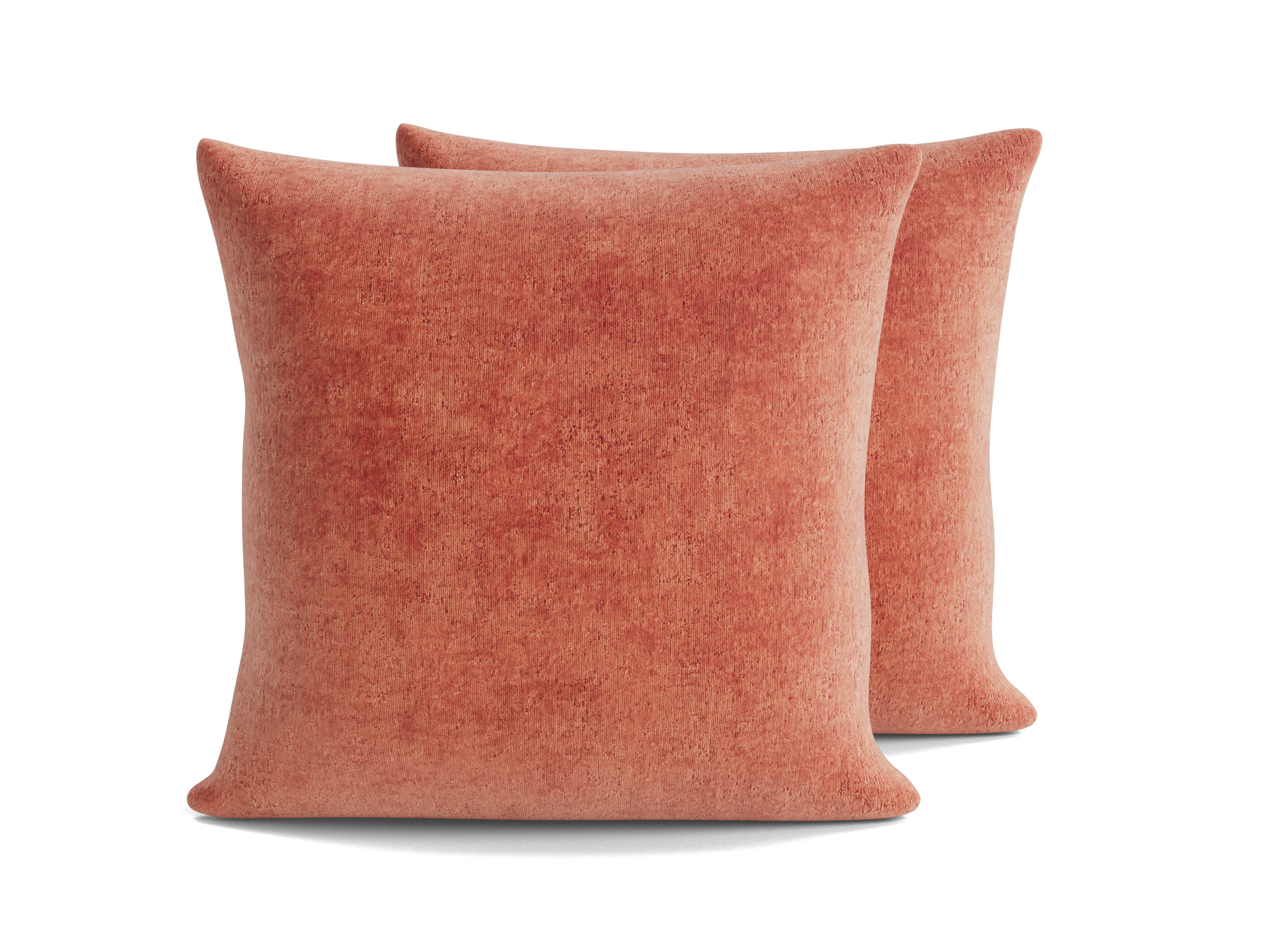 decorative knife edge pillows %28set 2%29 plush terra rose