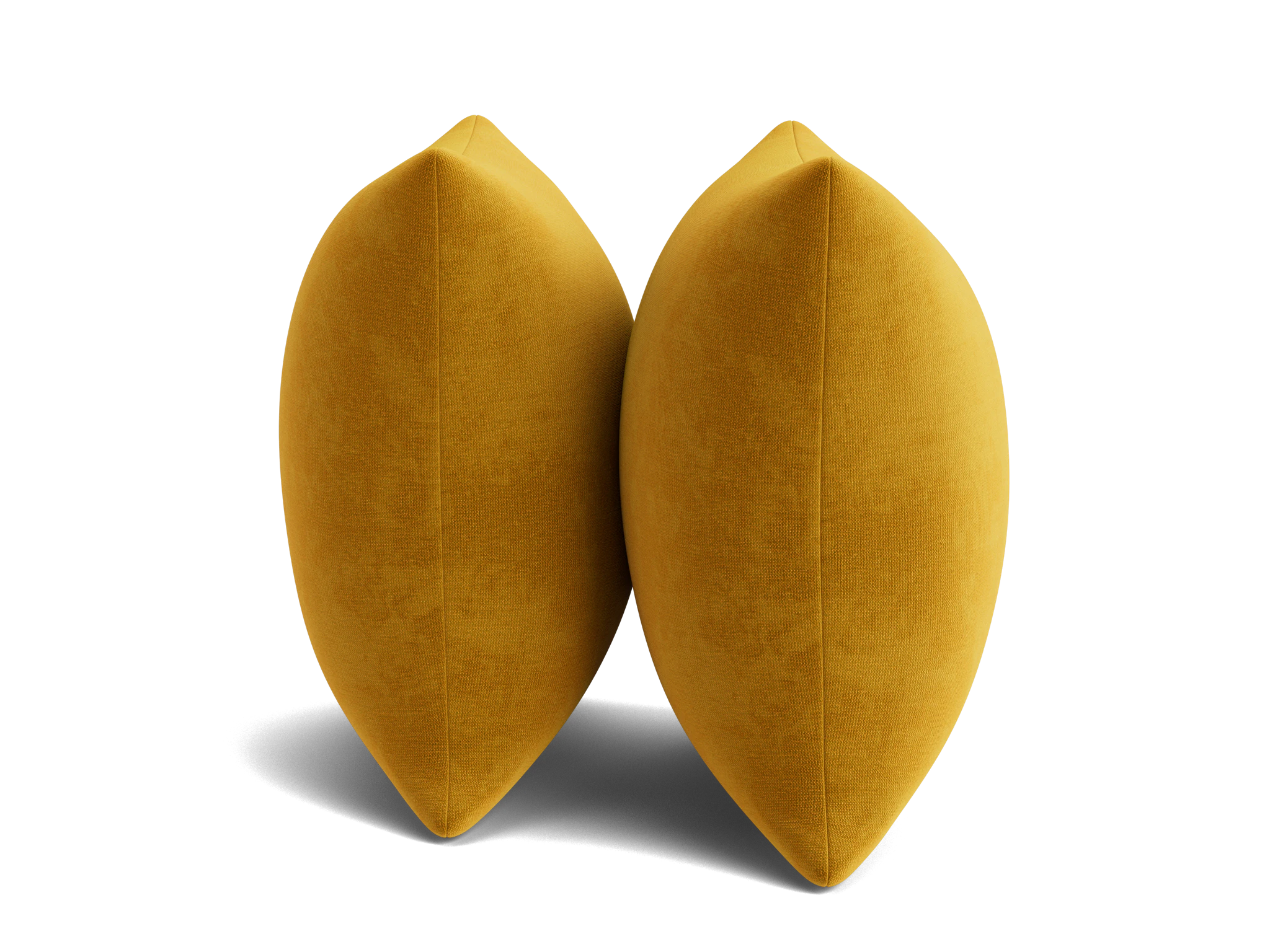 decorative knife edge pillows %28set 2%29 harper amber gold