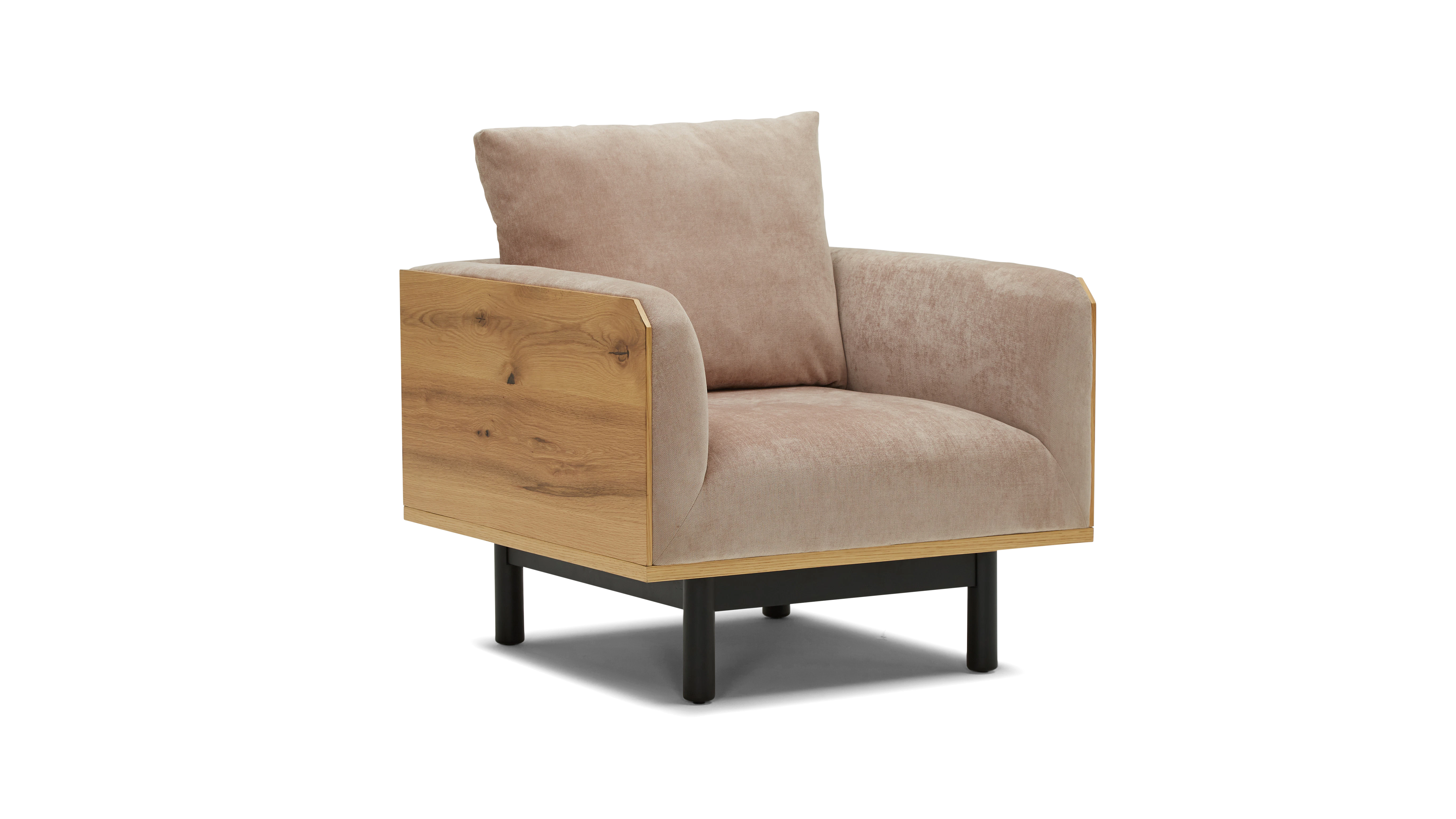 DSTYRS brin chair dusty rose