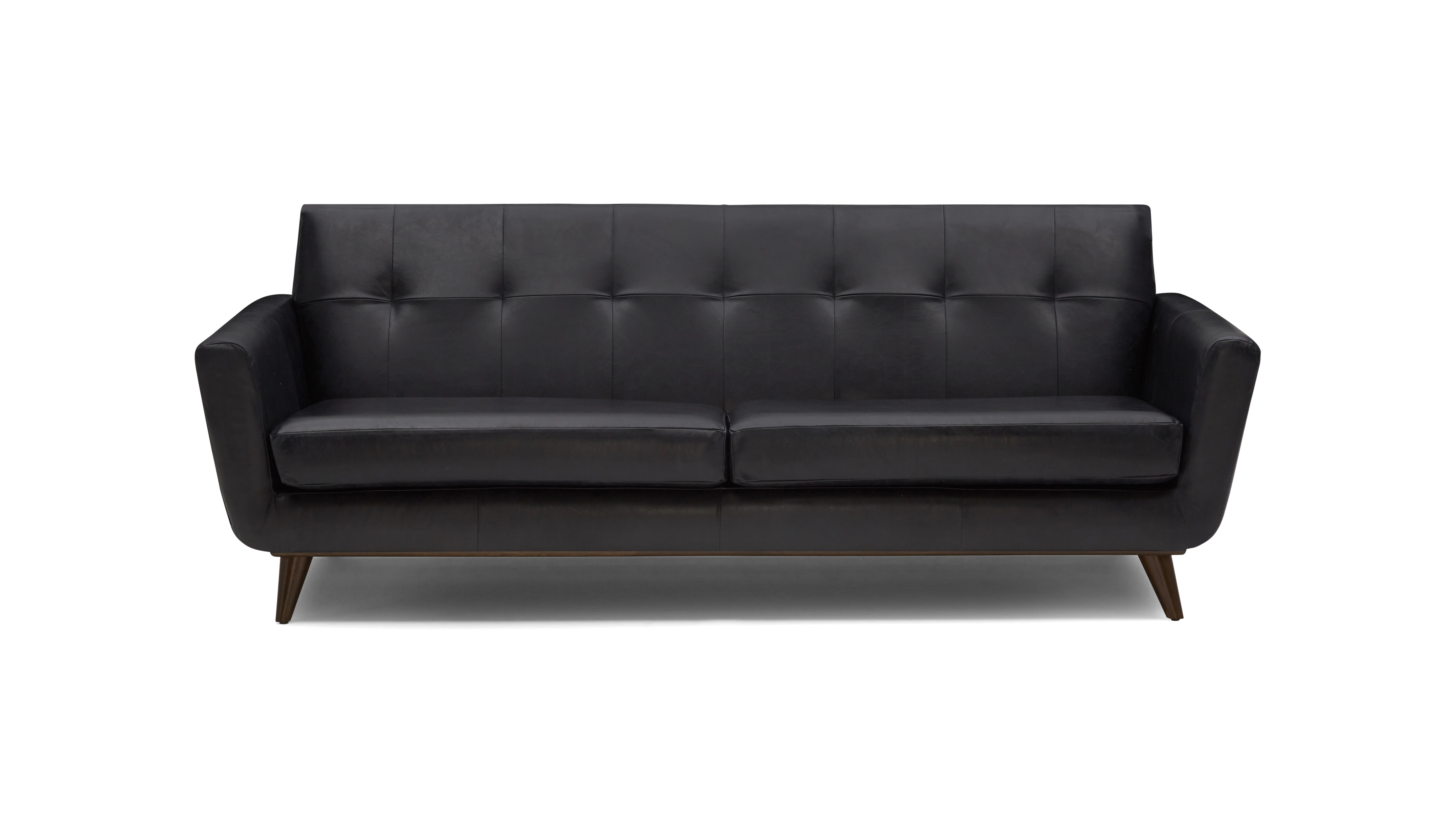 hughes leather sofa santiago steel