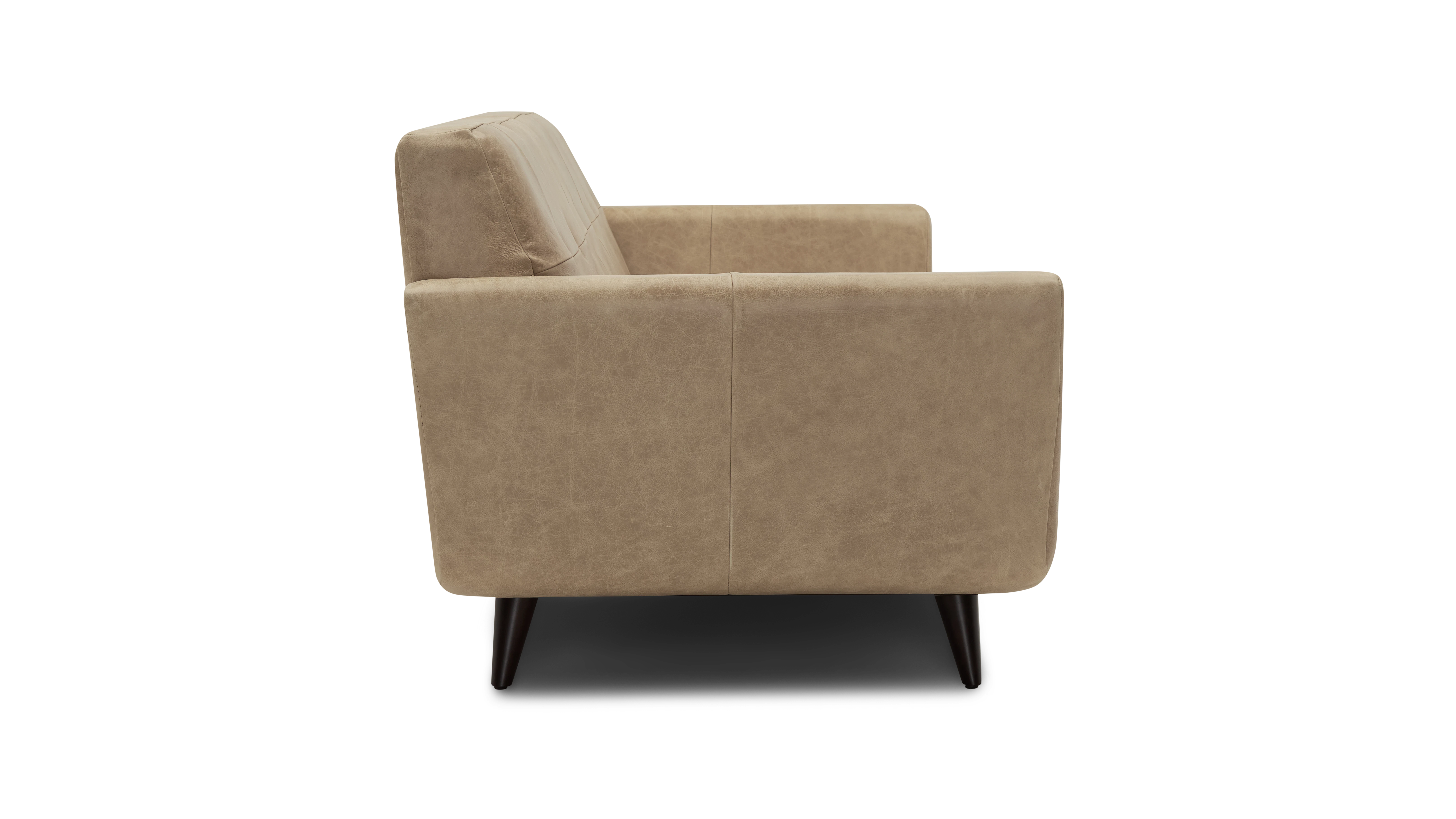 hughes leather sofa santiago bisque