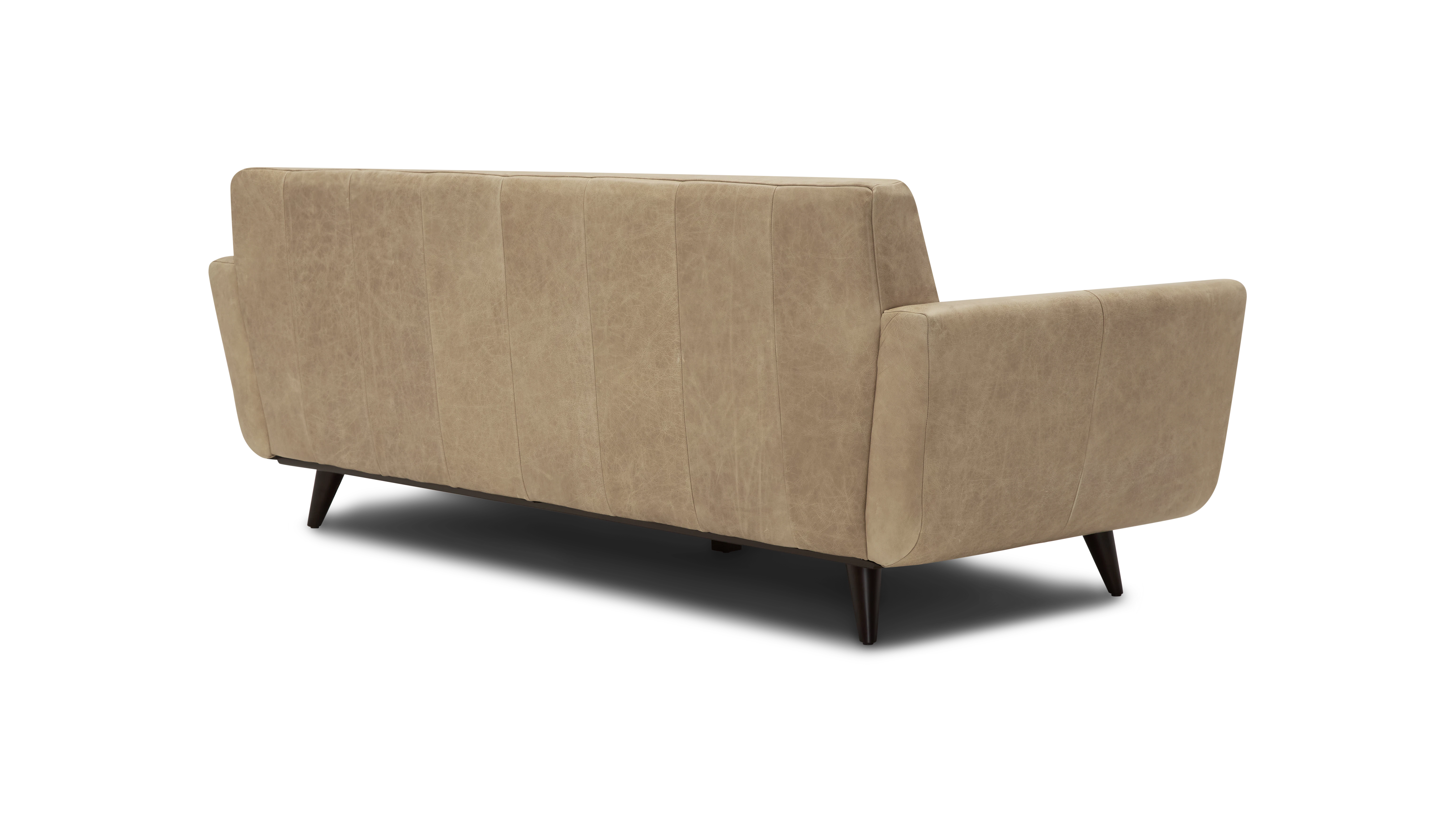 hughes leather sofa santiago bisque