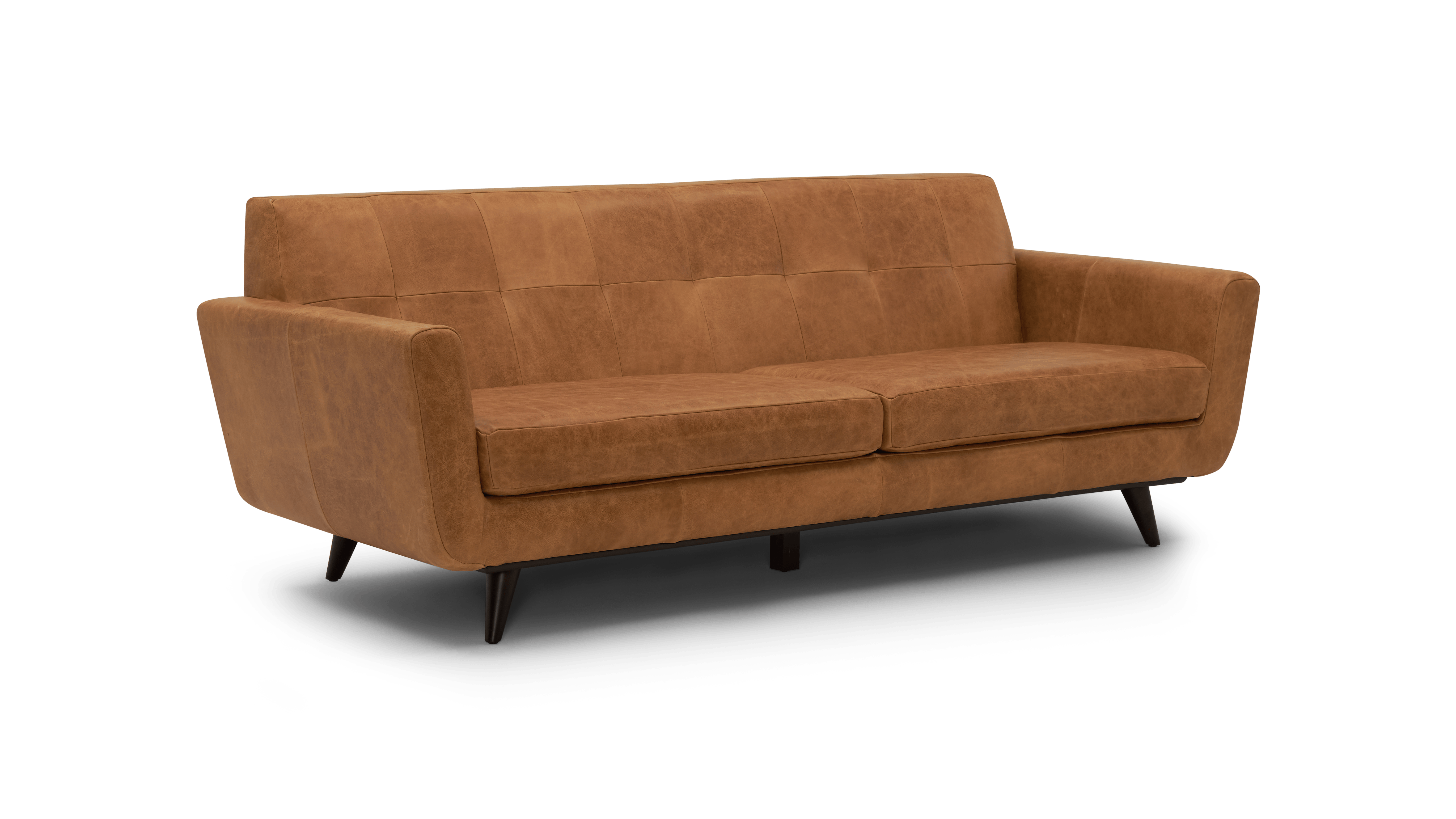 hughes leather sofa santiago cider