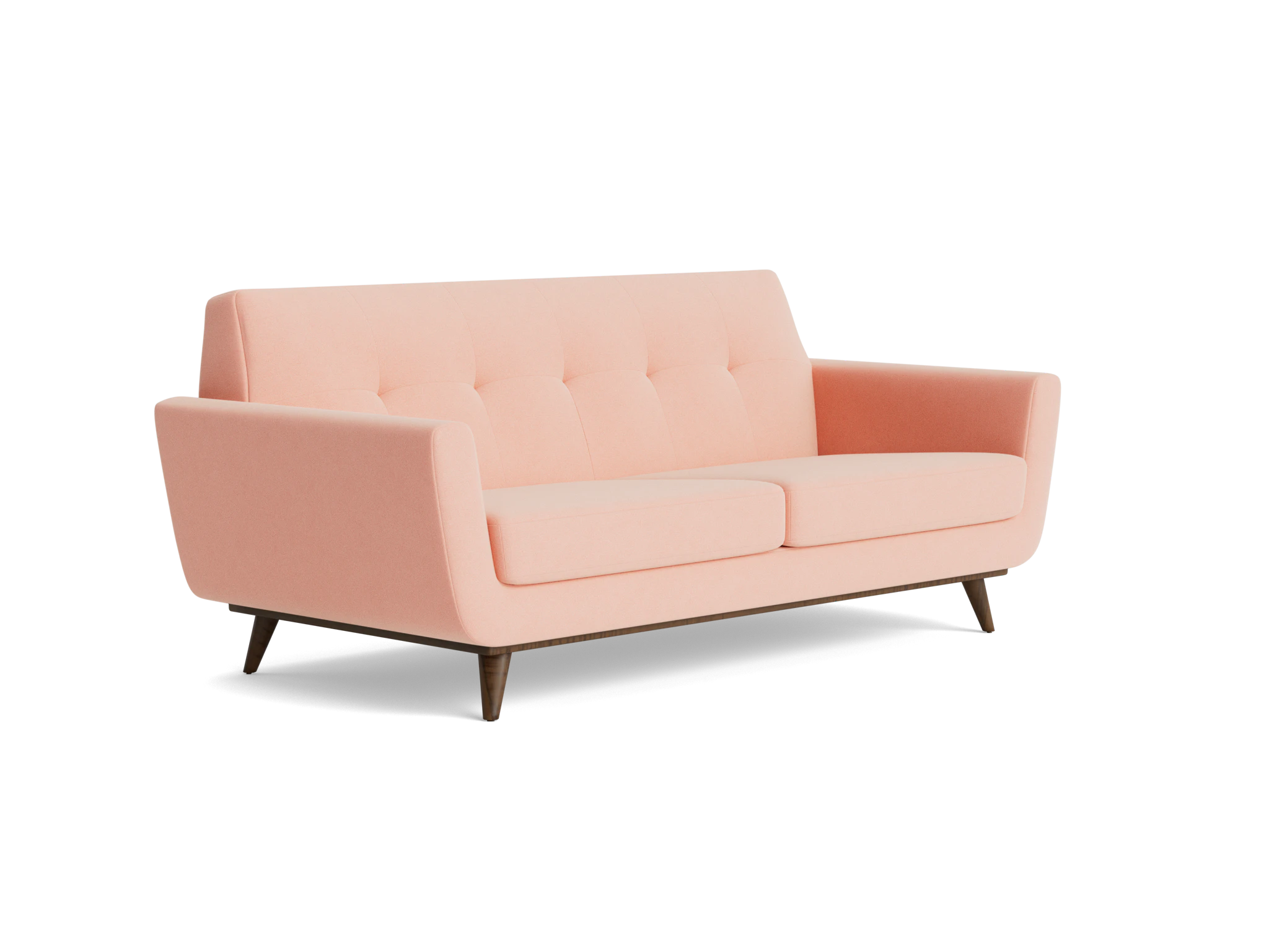 hughes loveseat royale blush