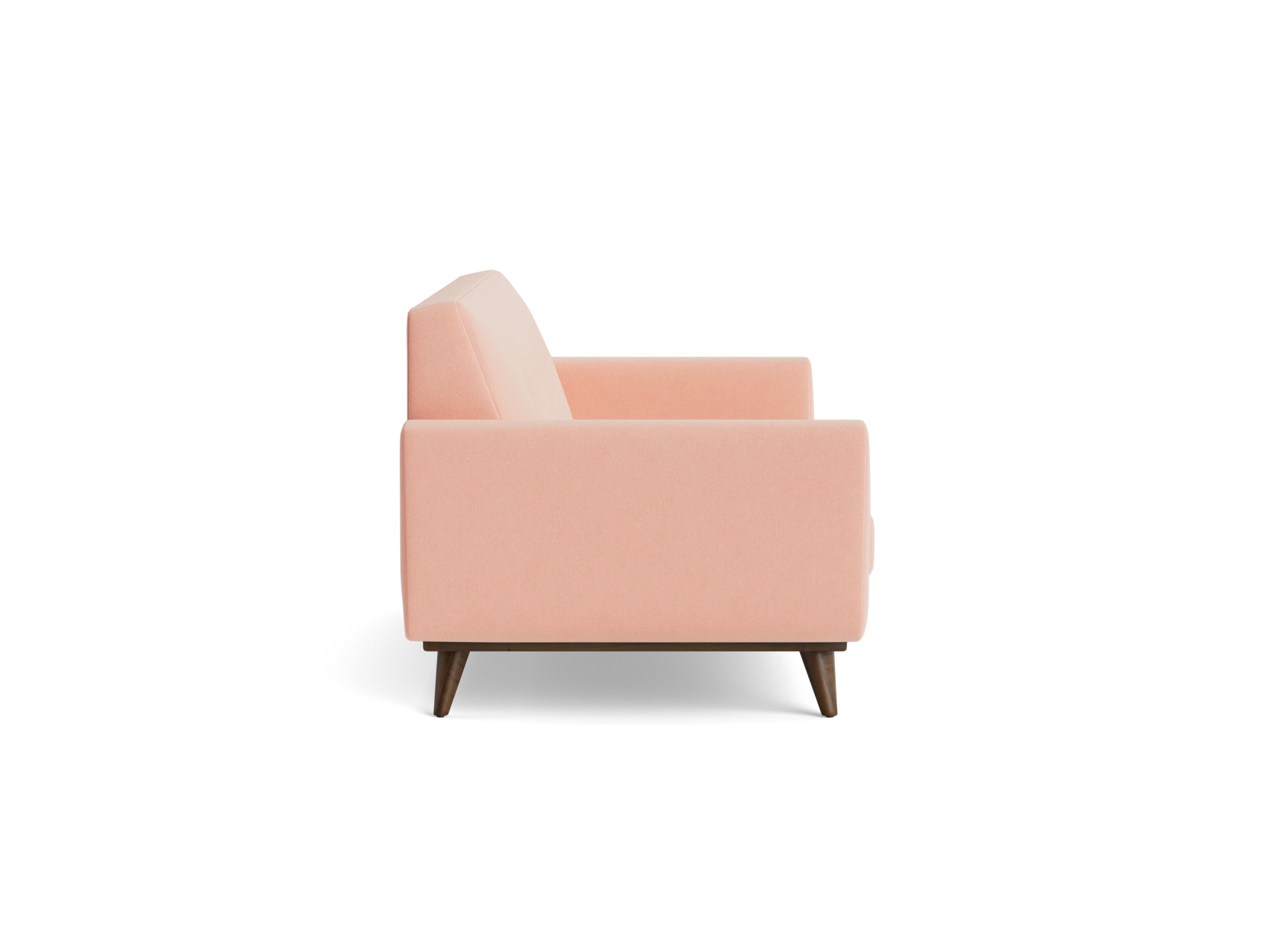 hughes loveseat royale blush