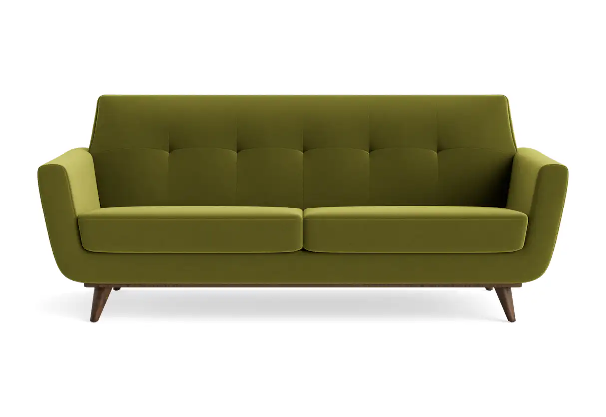 hughes loveseat royale apple