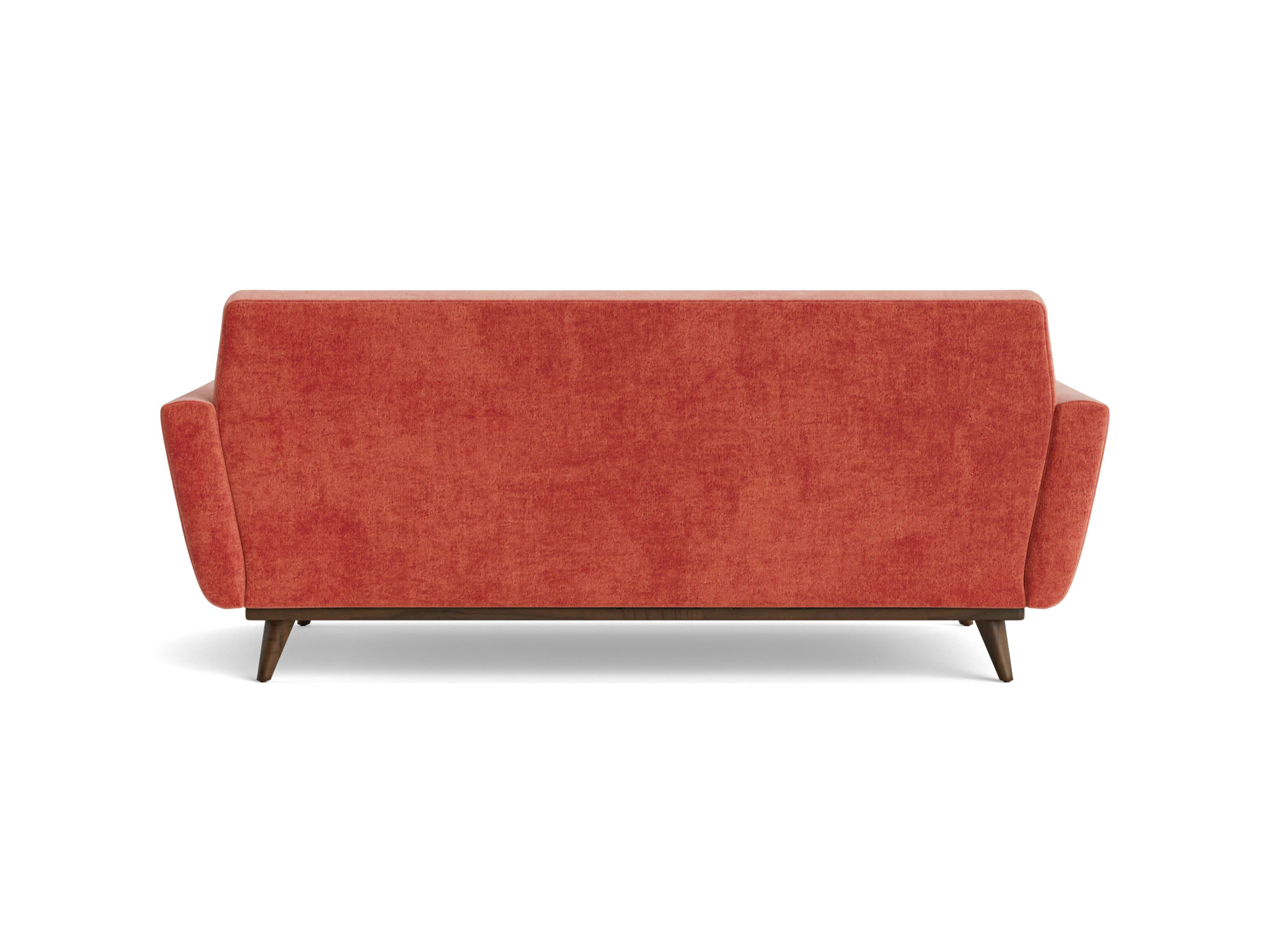 hughes loveseat plush terra rose