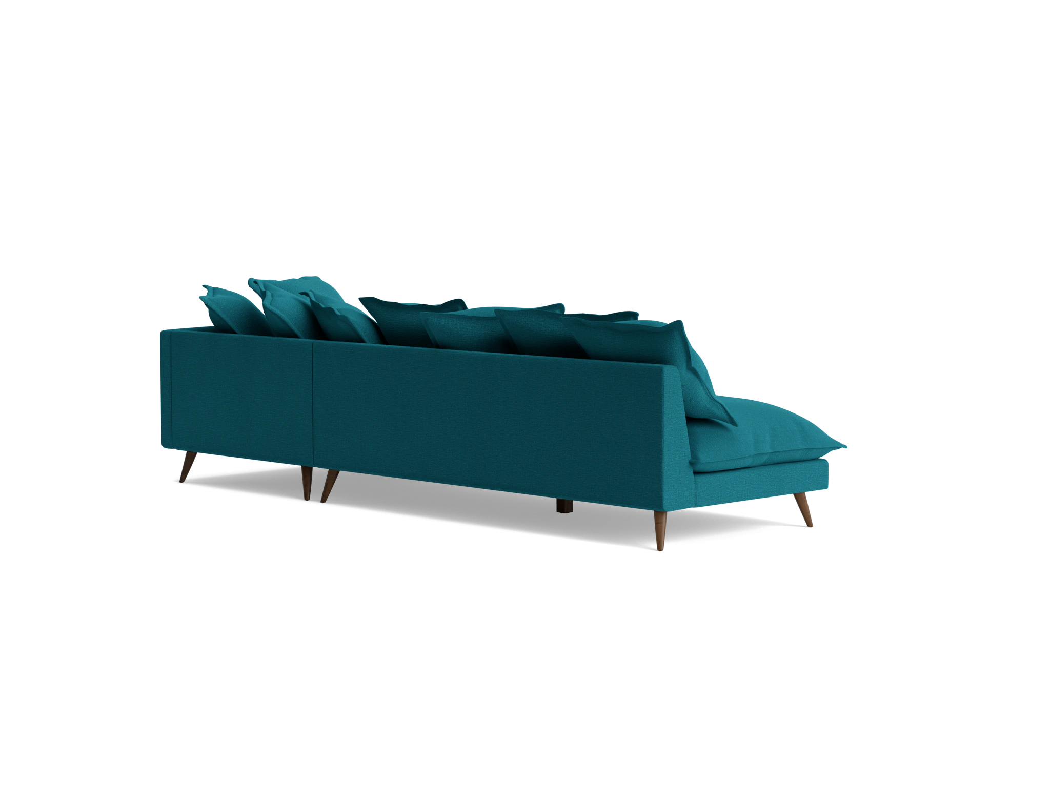 denna sectional key largo zenith teal