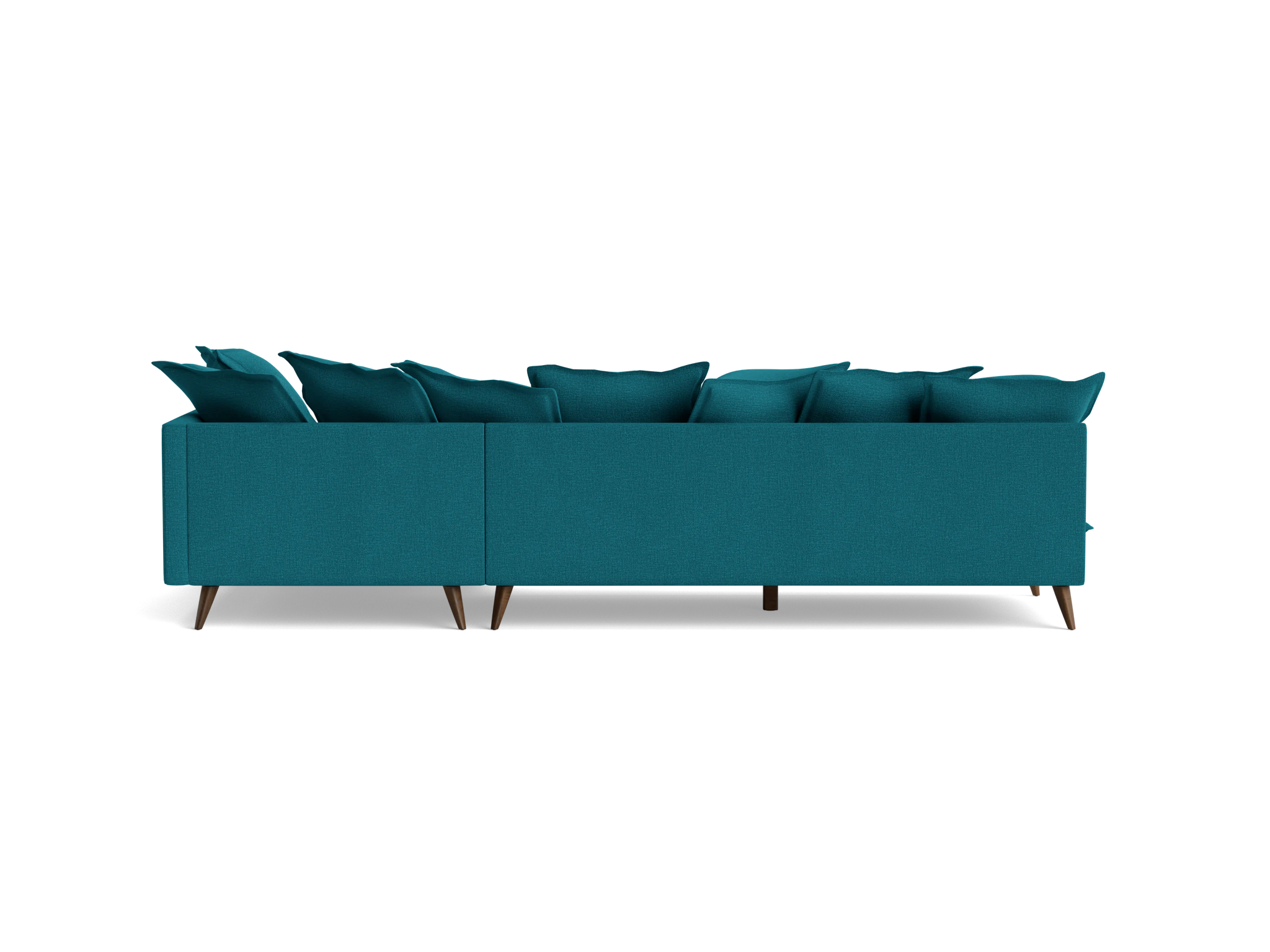 denna sectional key largo zenith teal