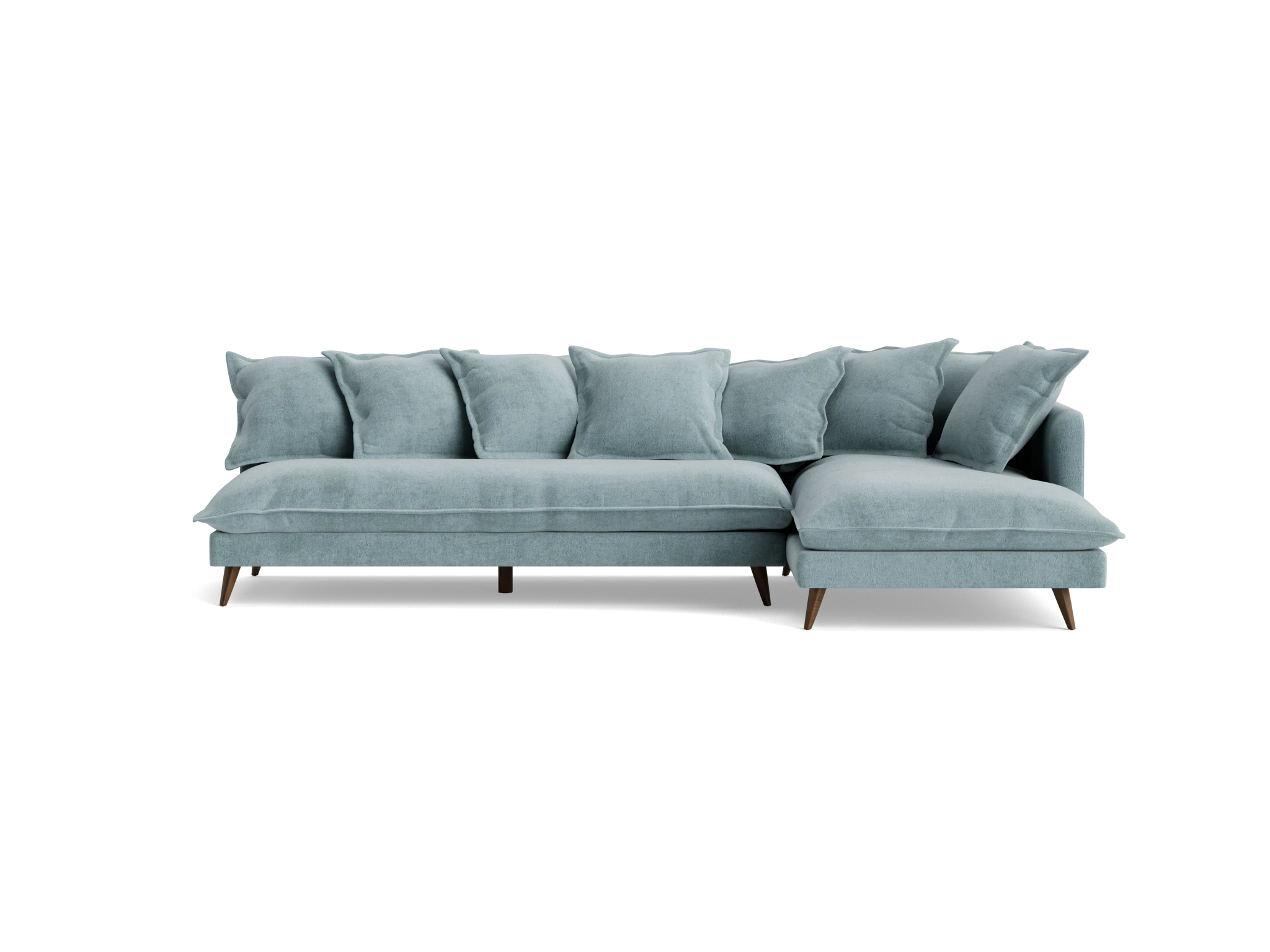 denna sectional plush mist