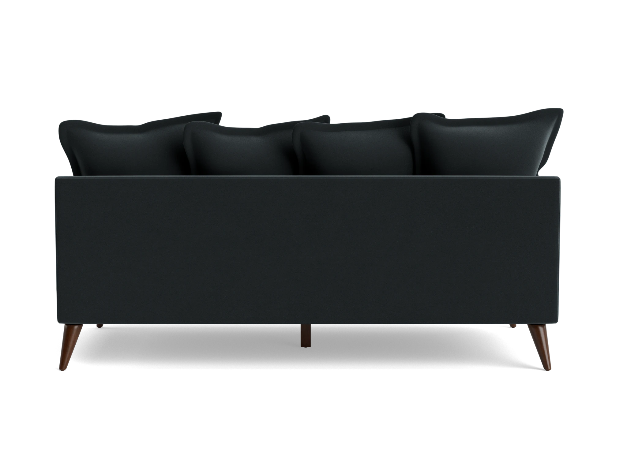 denna armless loveseat royale gunmetal