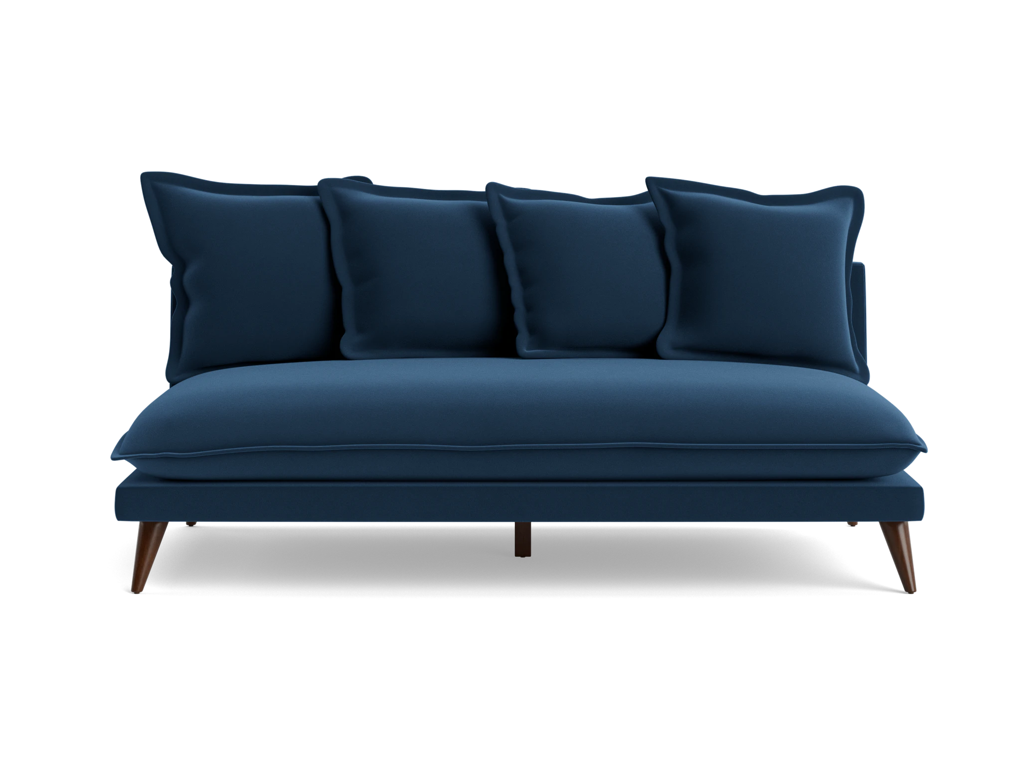 denna armless loveseat royale cobalt