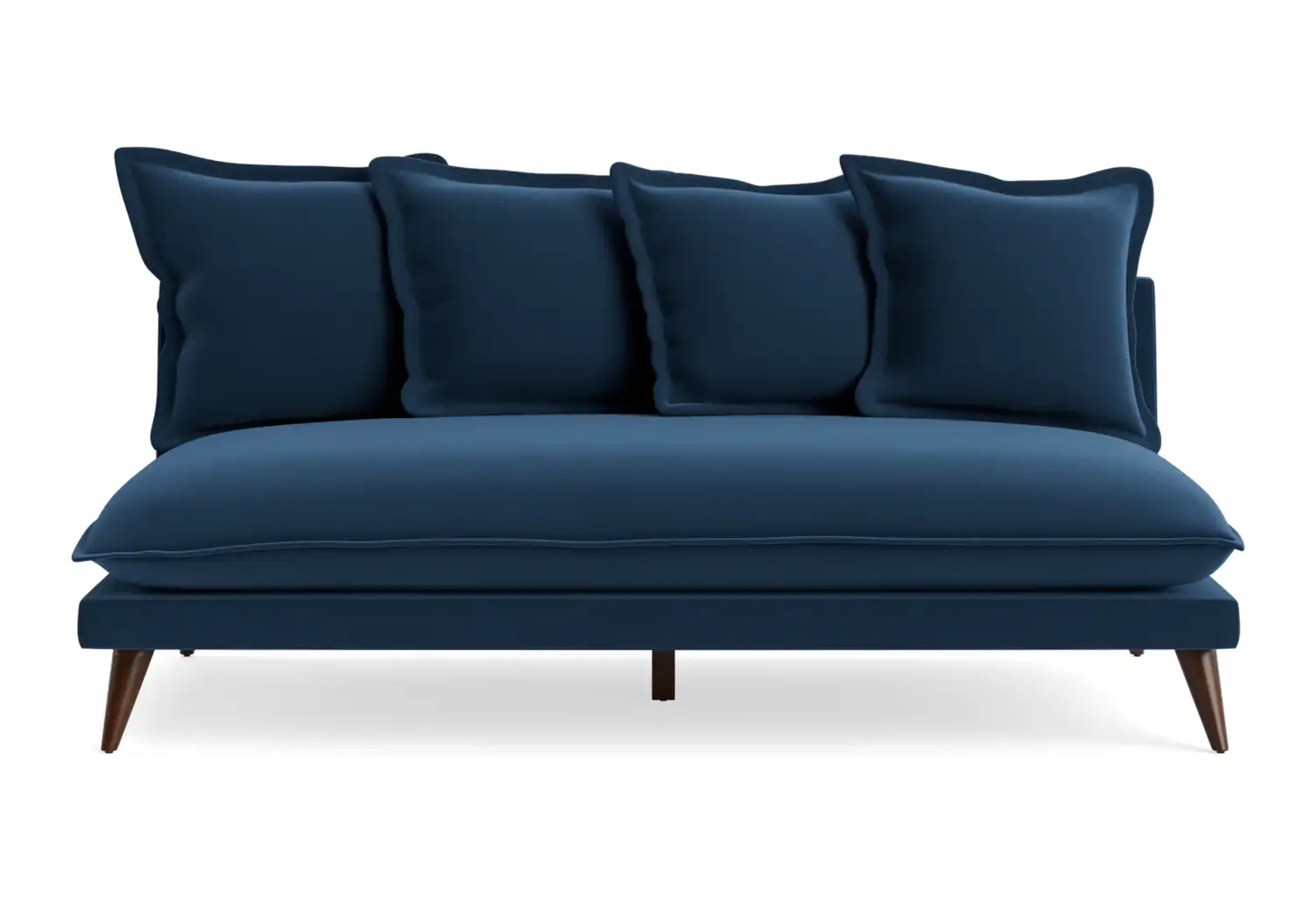 denna armless loveseat royale cobalt