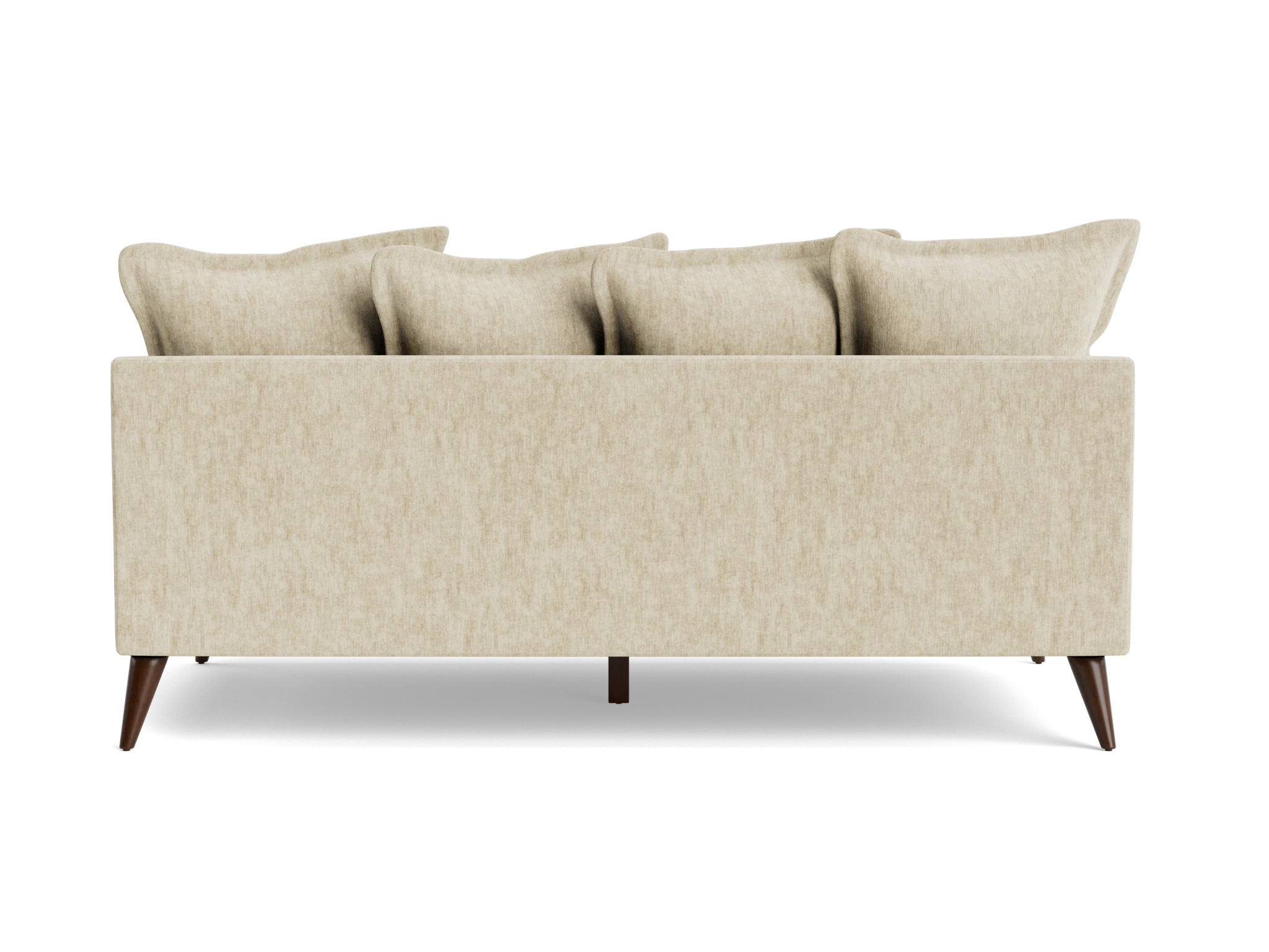 denna armless loveseat crave irish cream