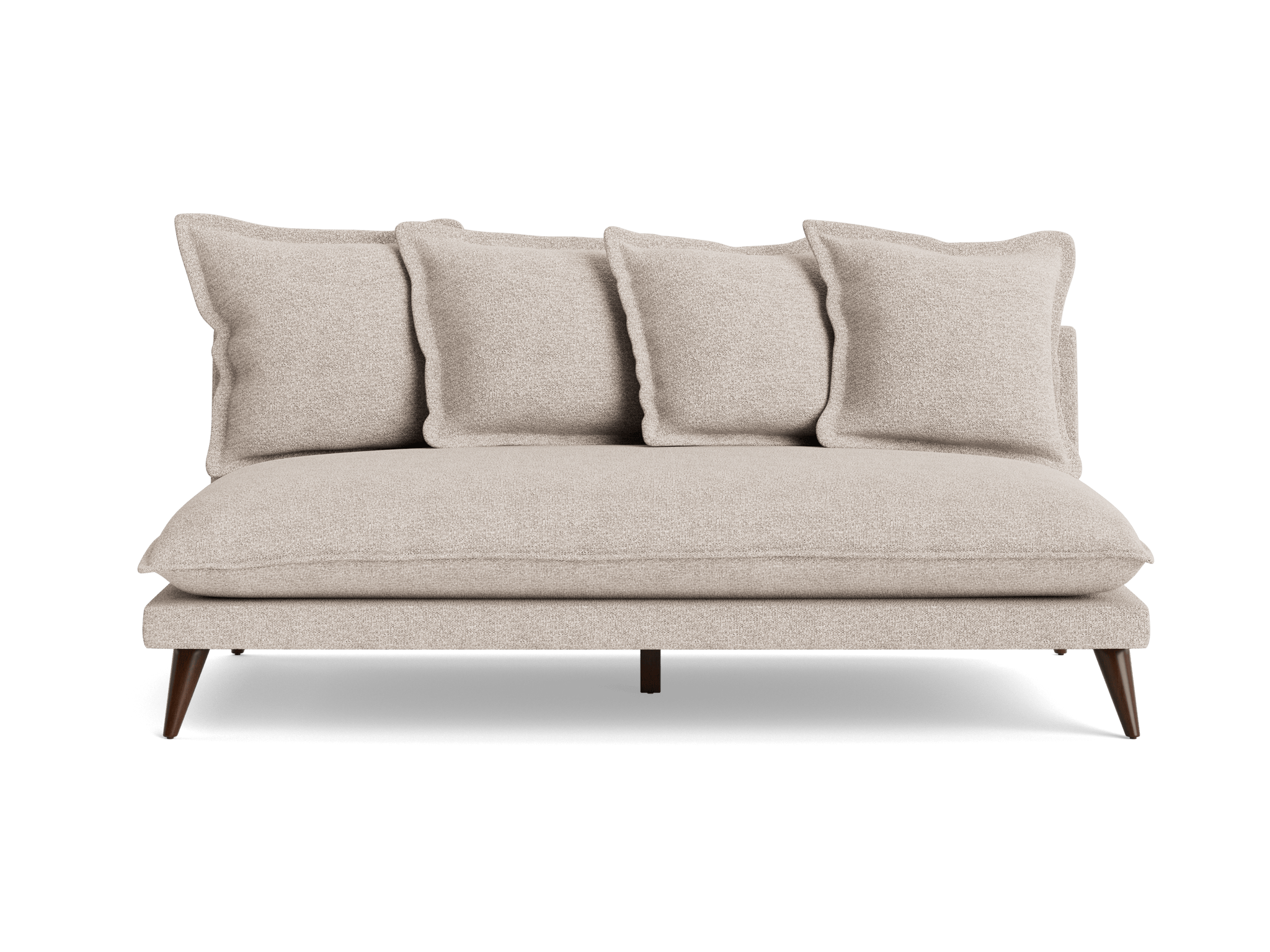 denna armless loveseat borough cotton