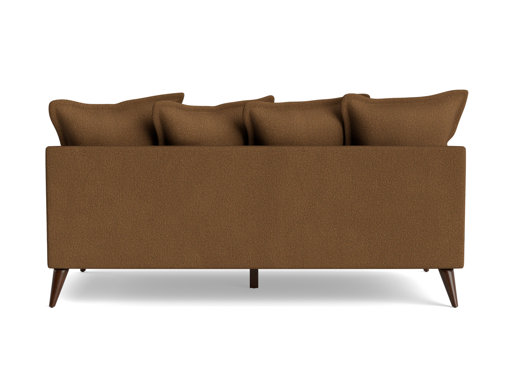 denna armless loveseat faithful mocha