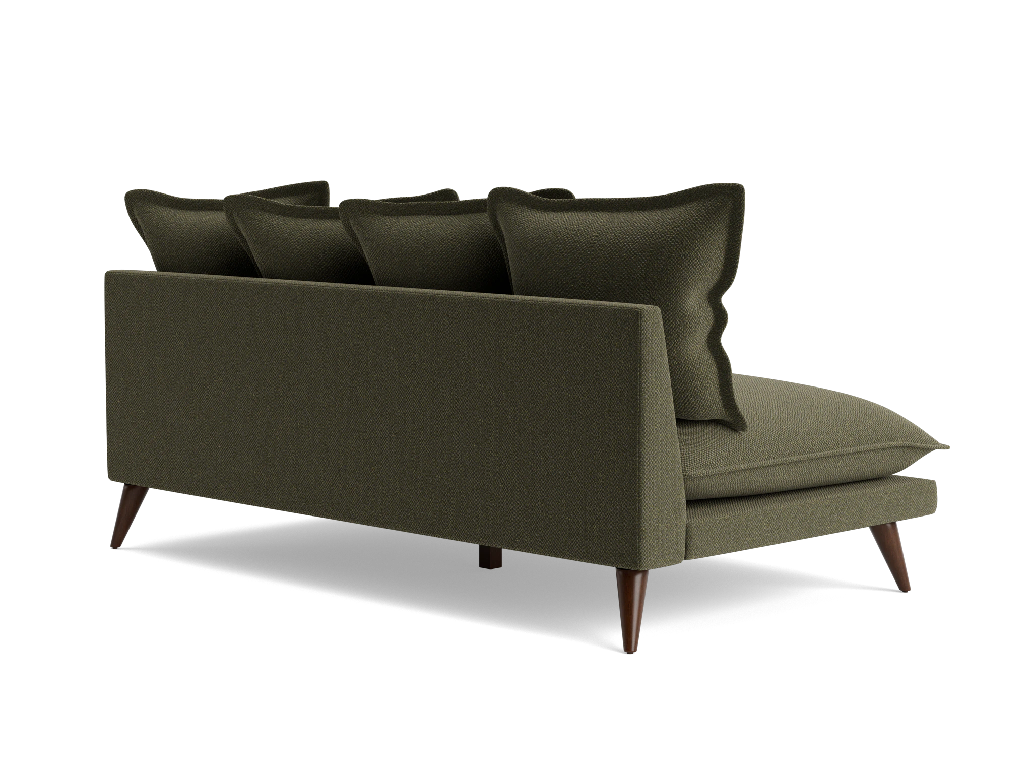 denna armless loveseat telly fern
