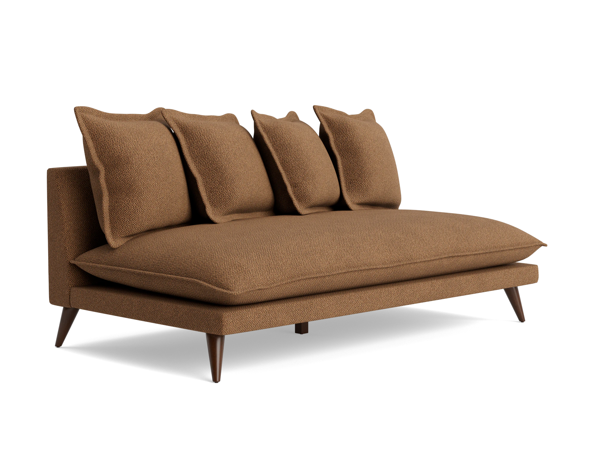 denna armless loveseat telly sienna