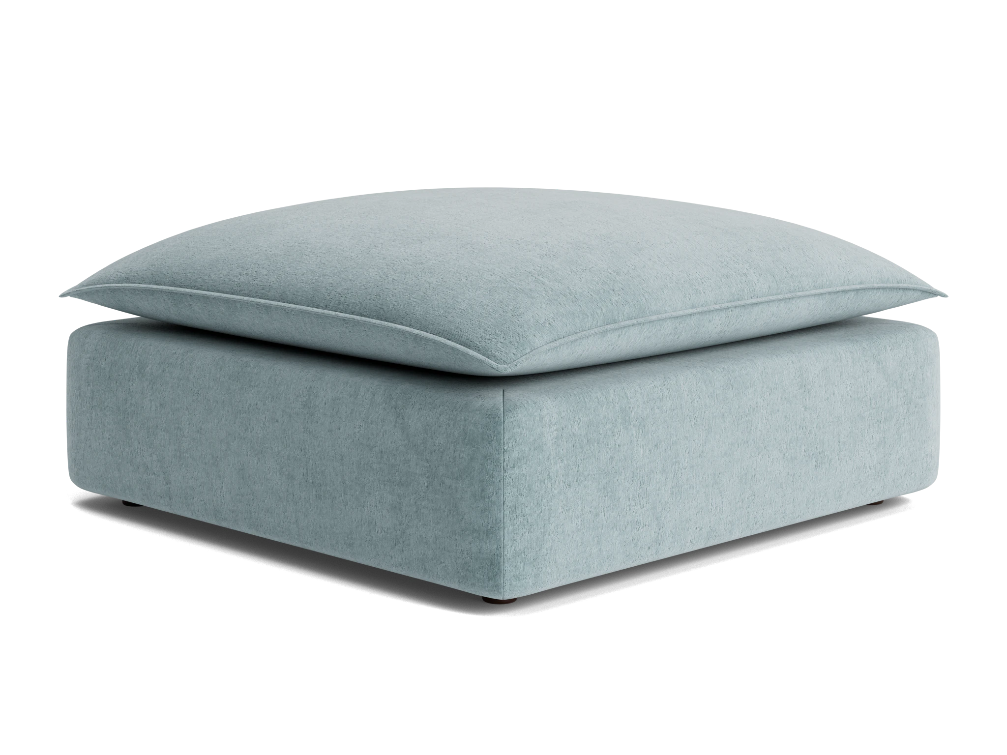 haine ottoman plush mist