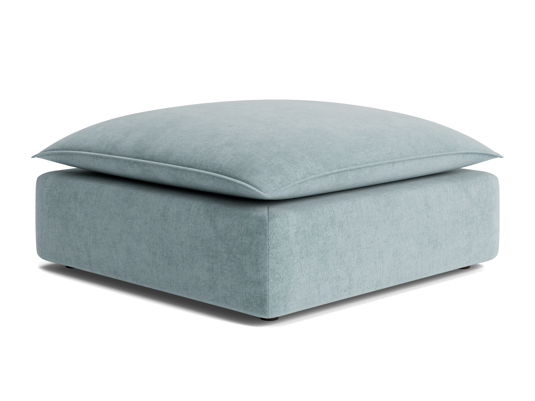 haine ottoman plush mist