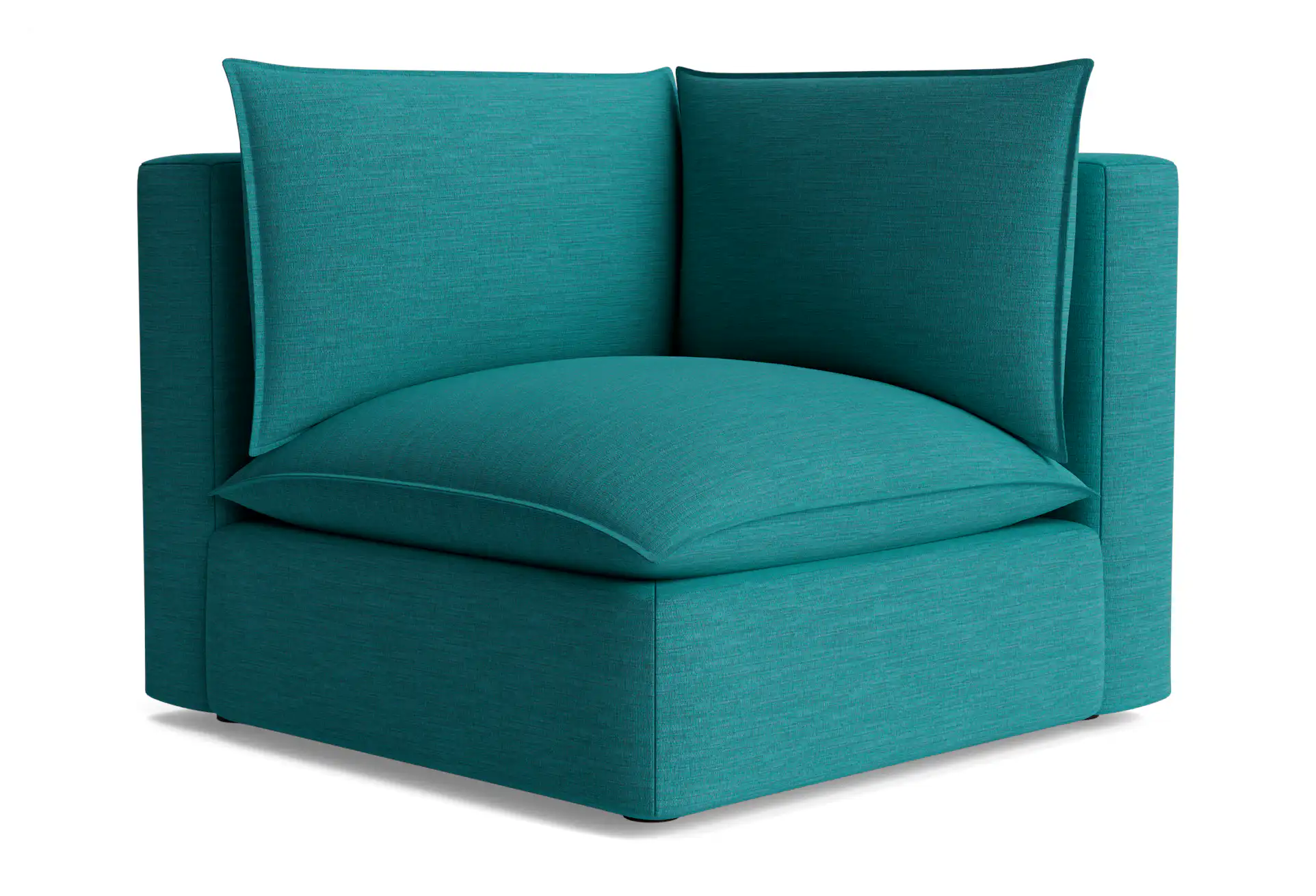 haine corner chair lucky turquoise