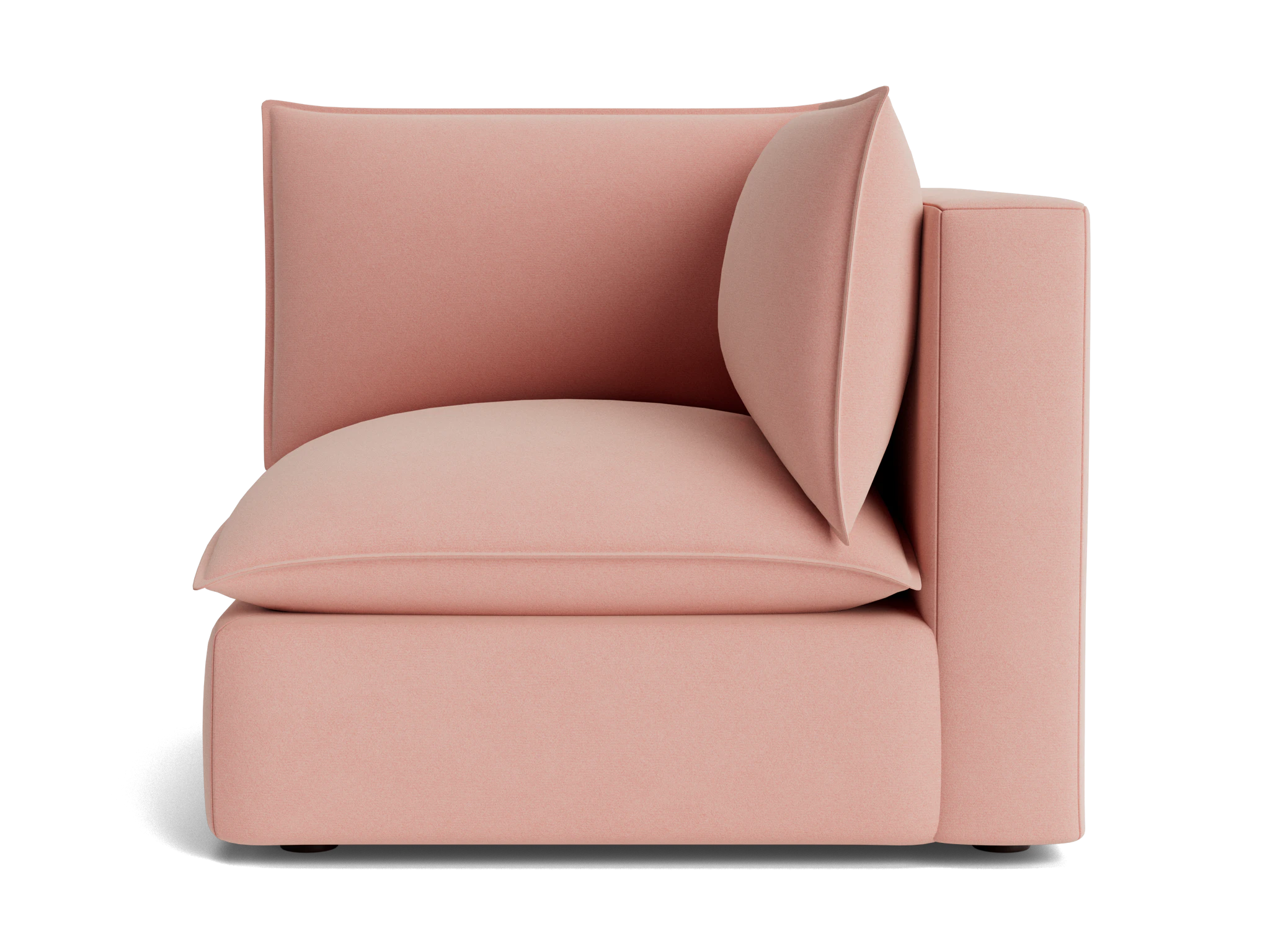 haine corner chair royale blush