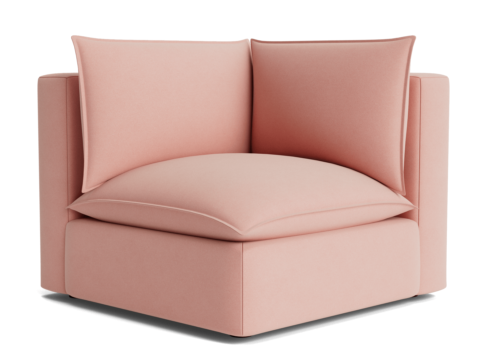 haine corner chair royale blush