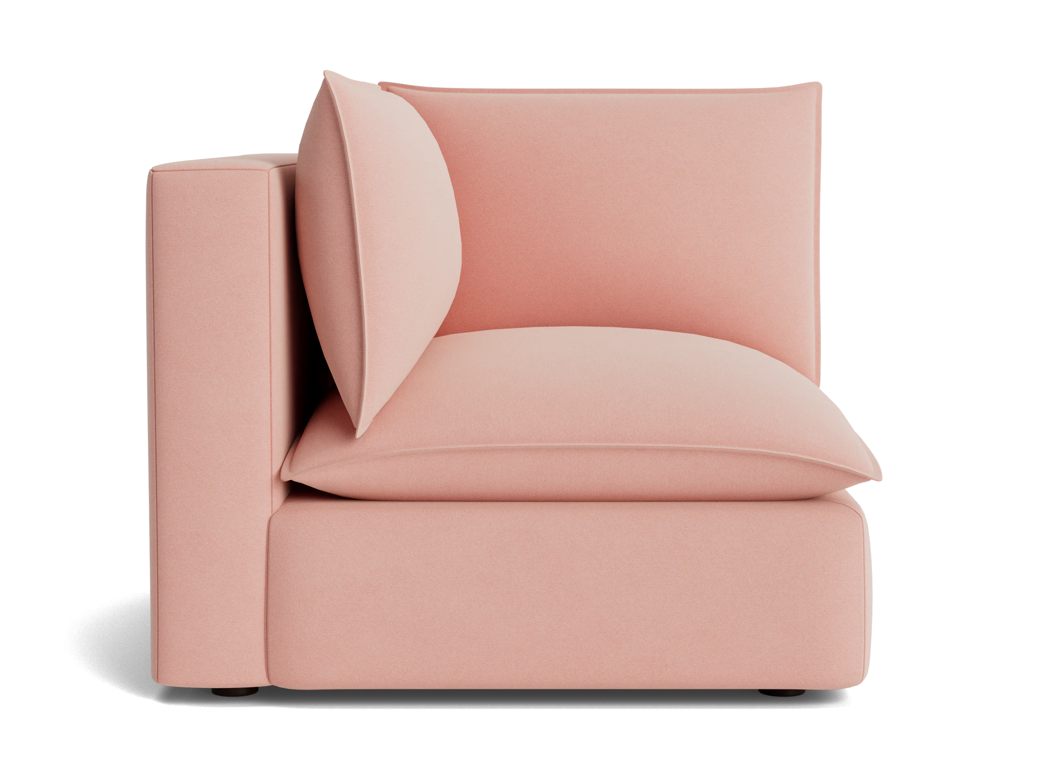 haine corner chair royale blush