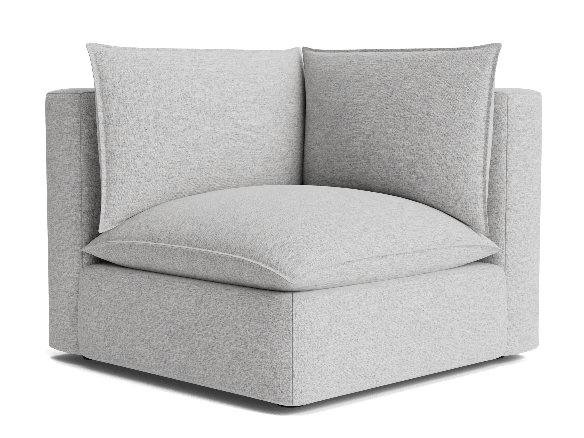 haine corner chair milo dove