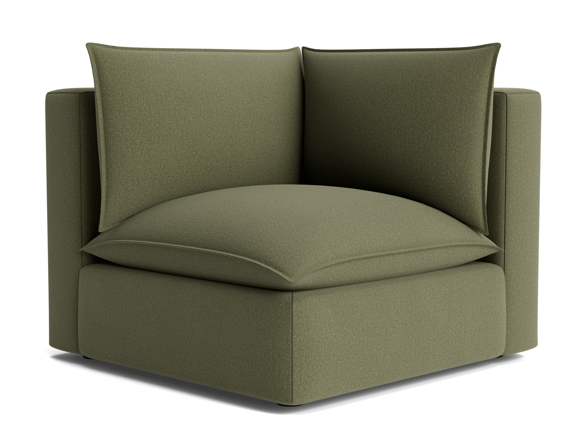 haine corner chair faithful olive