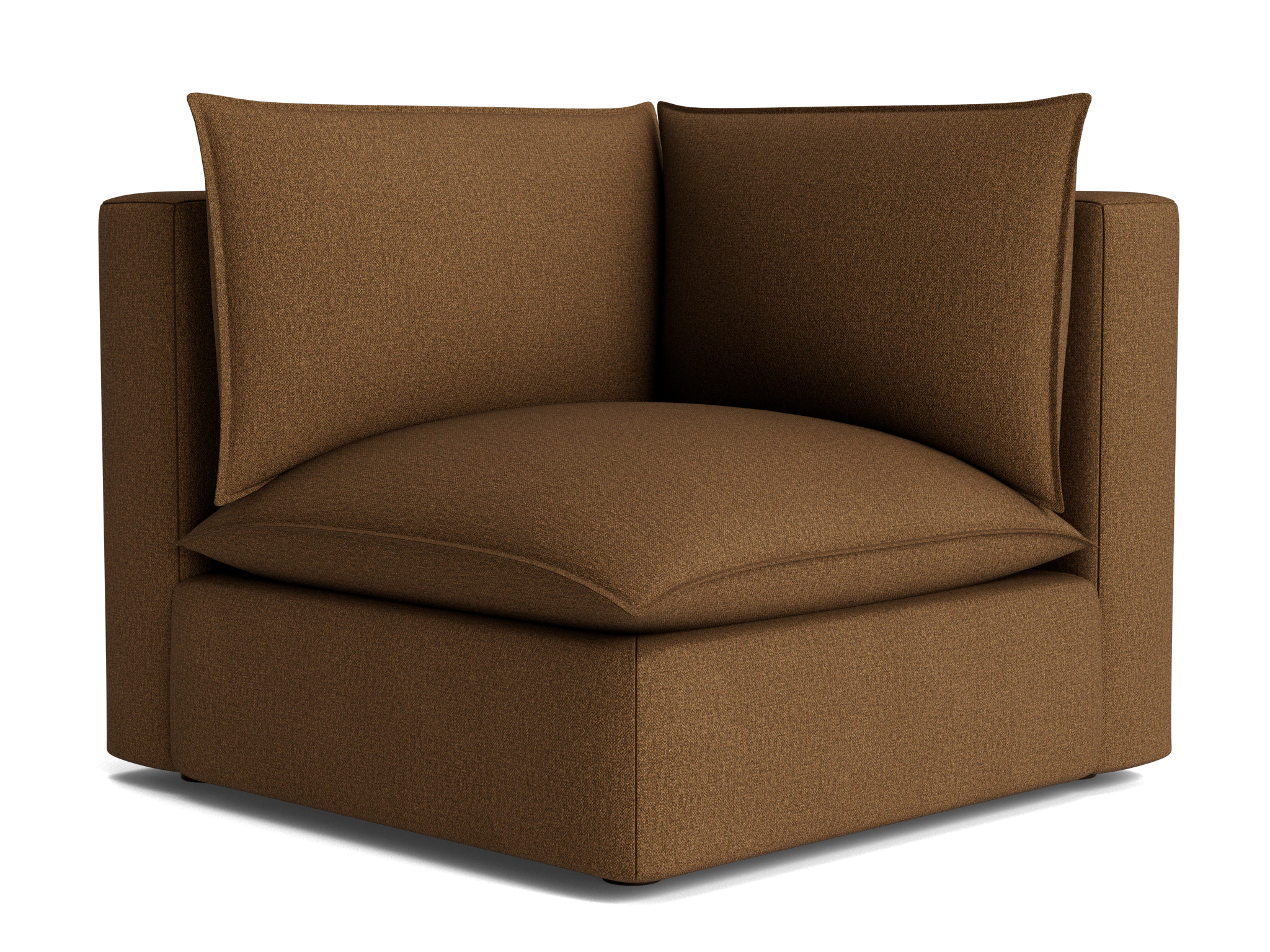 haine corner chair faithful mocha