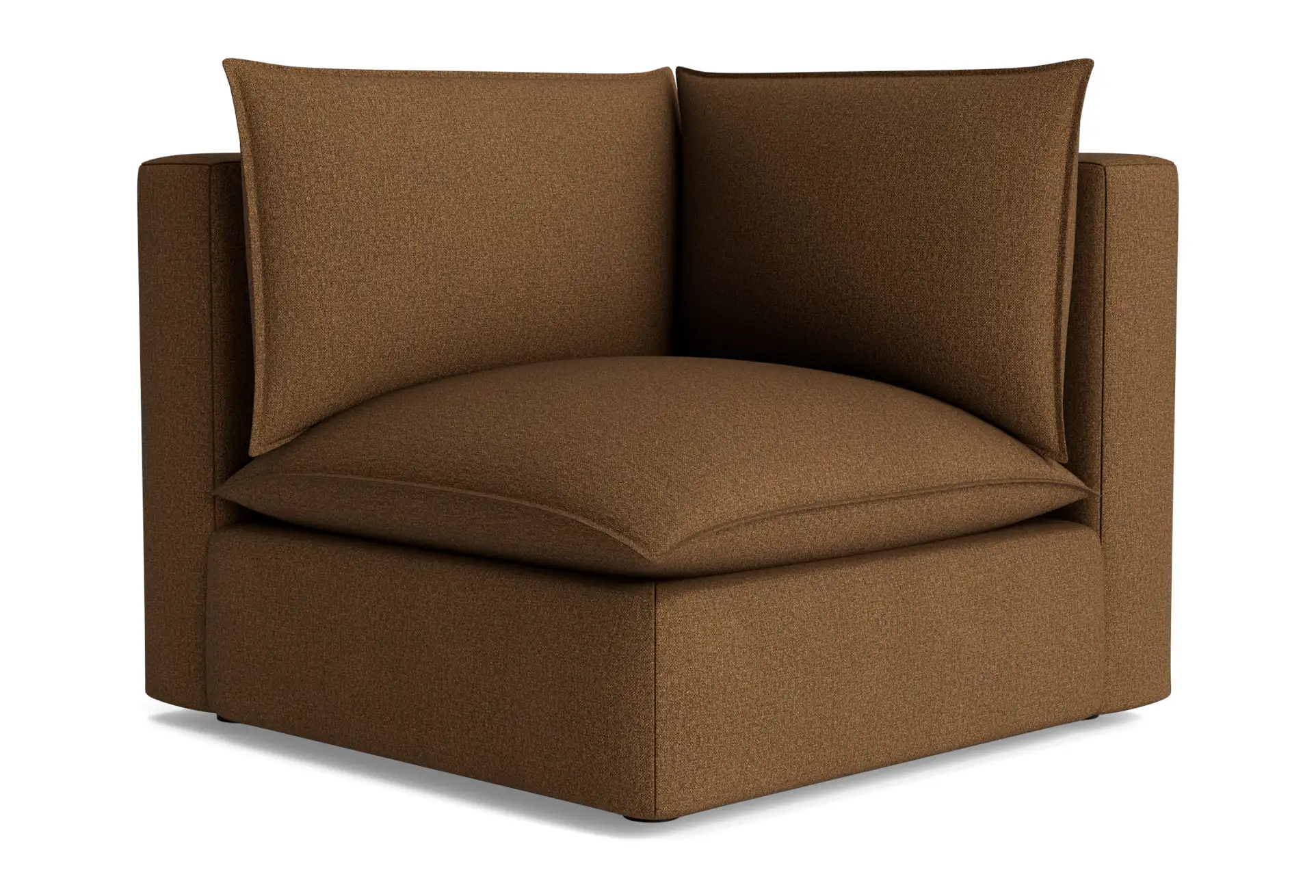 haine corner chair faithful mocha