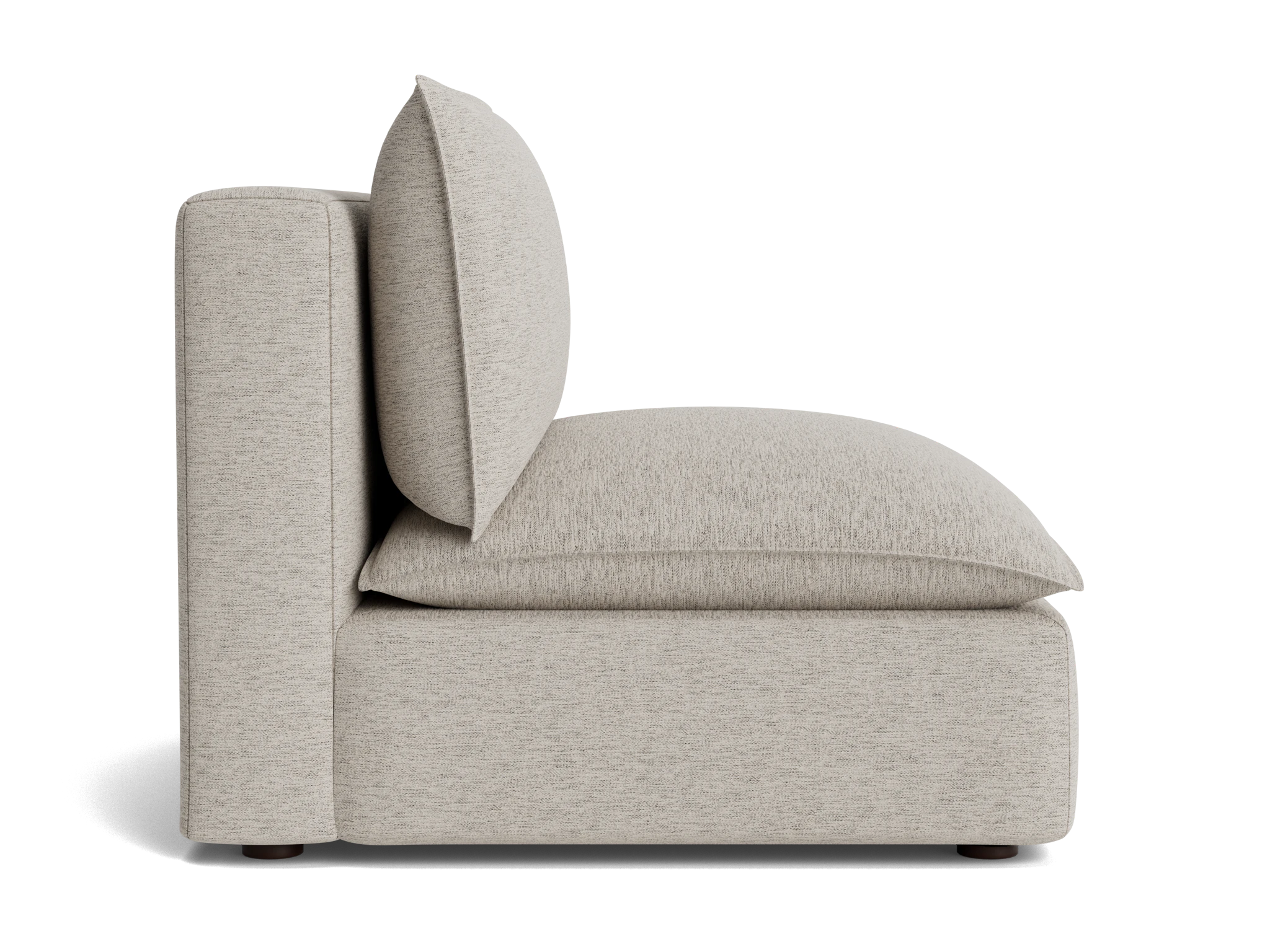 haine armless chair merit dove