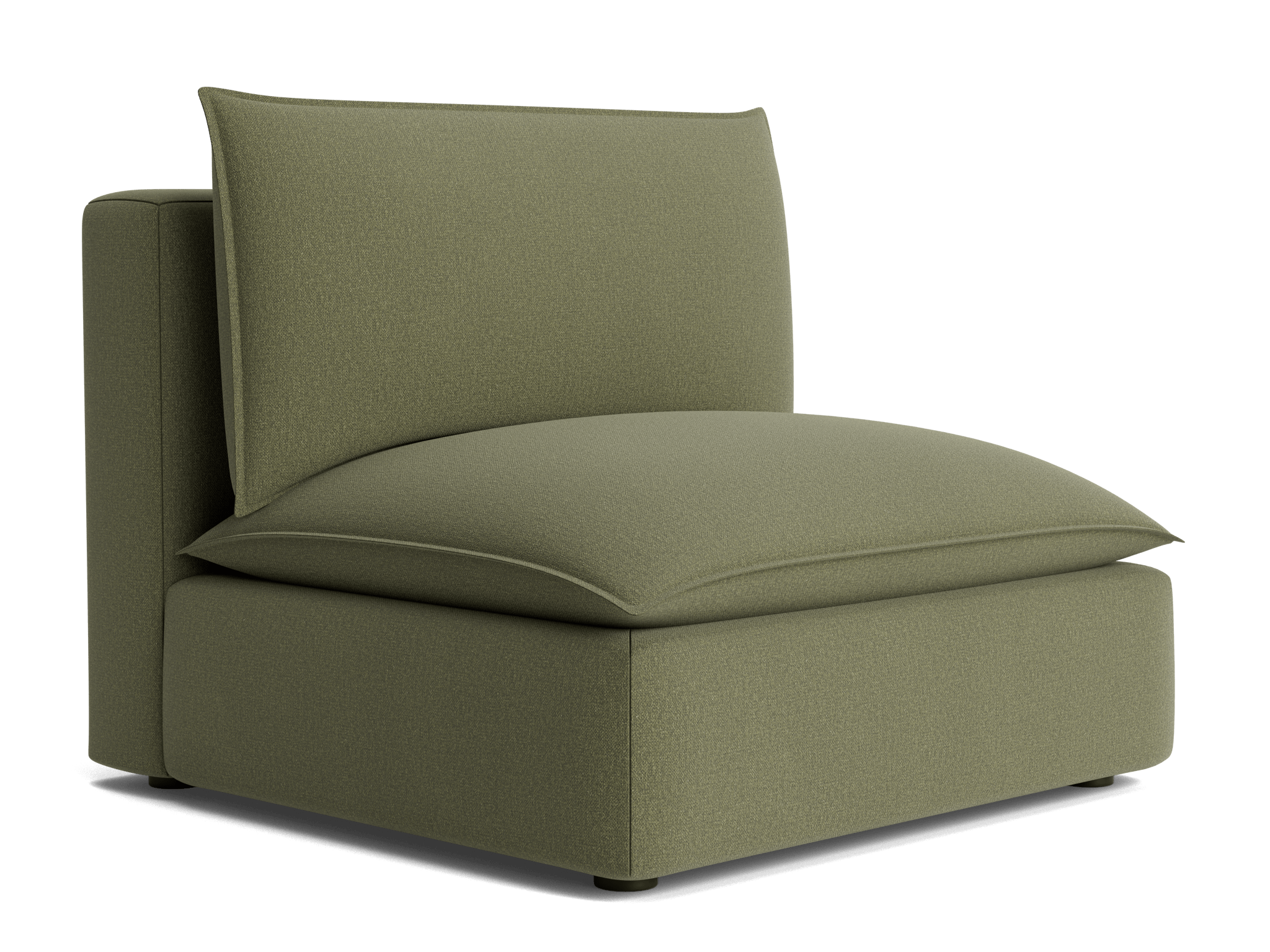 haine armless chair faithful olive