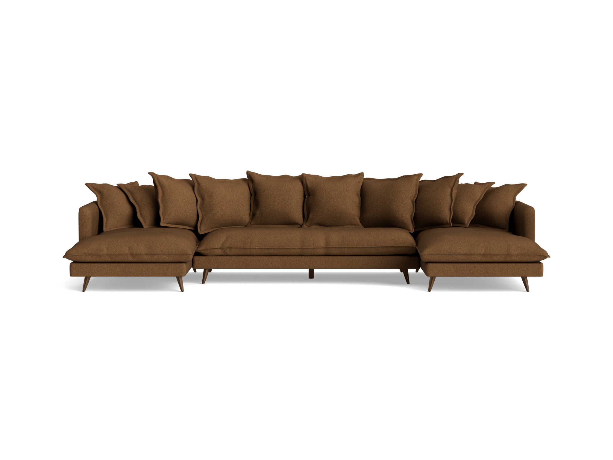 denna chaise sectional piece) faithful mocha