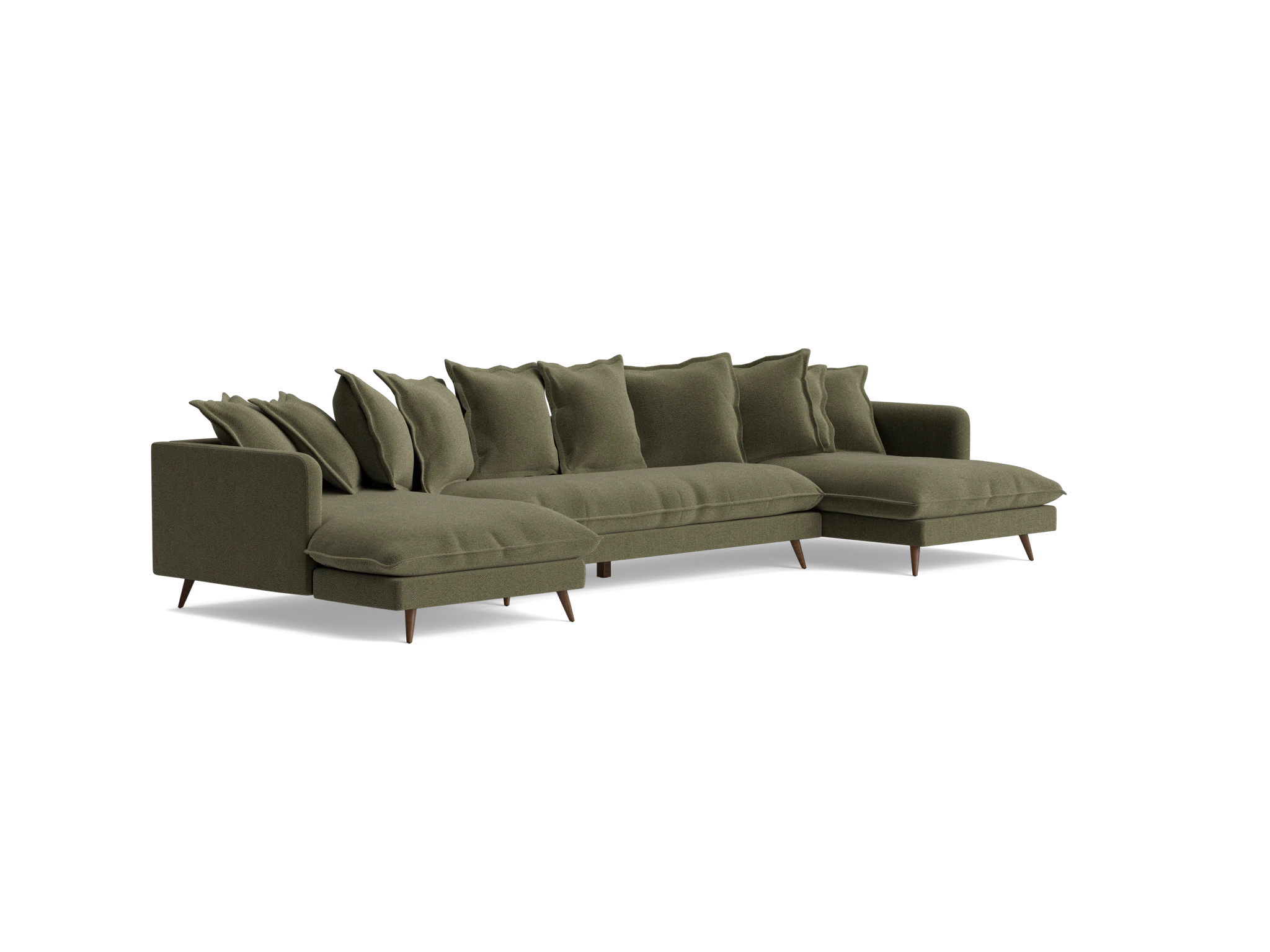 denna chaise sectional %283 piece%29 telly fern