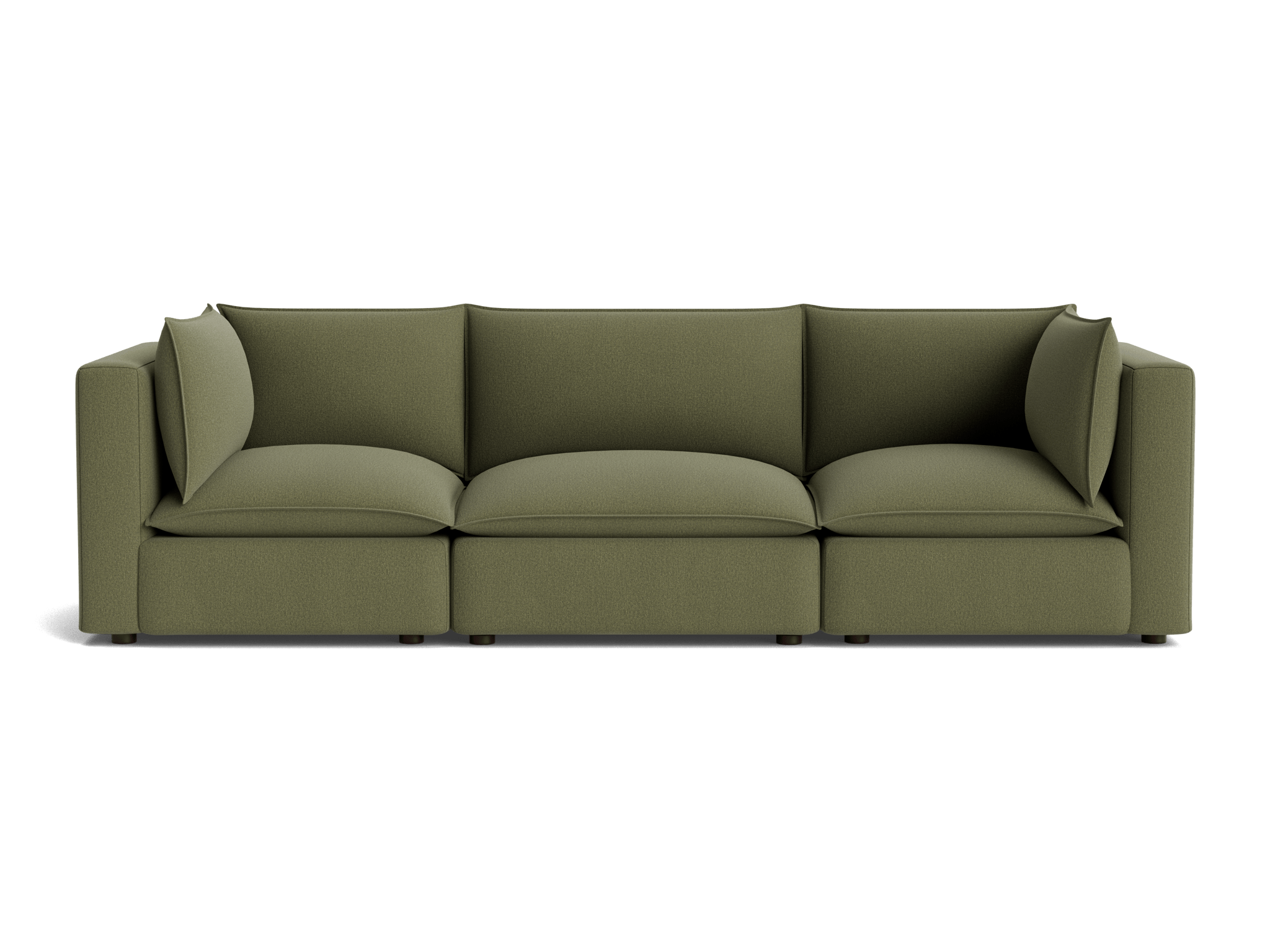 haine modular sofa faithful olive