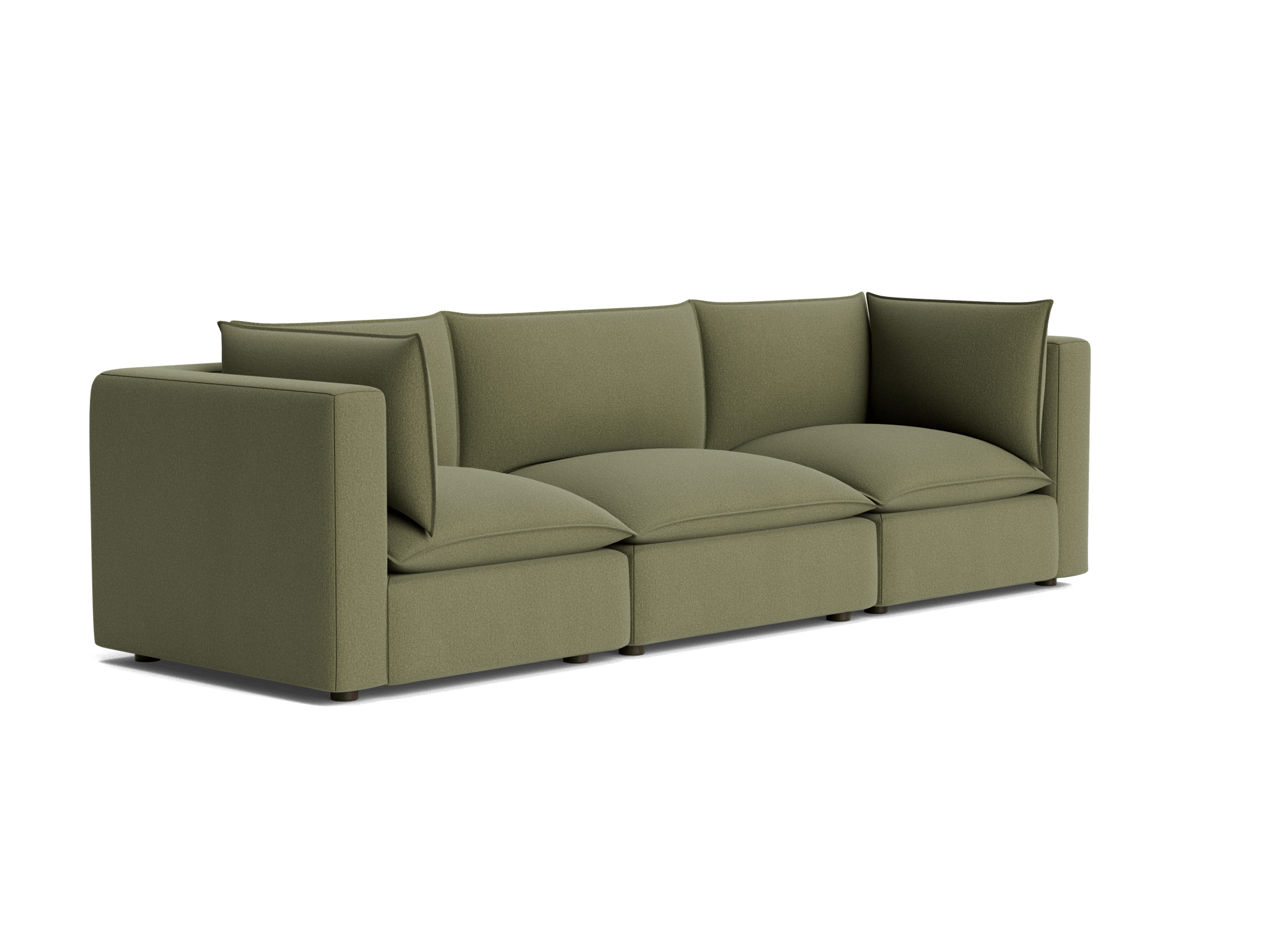 haine modular sofa faithful olive