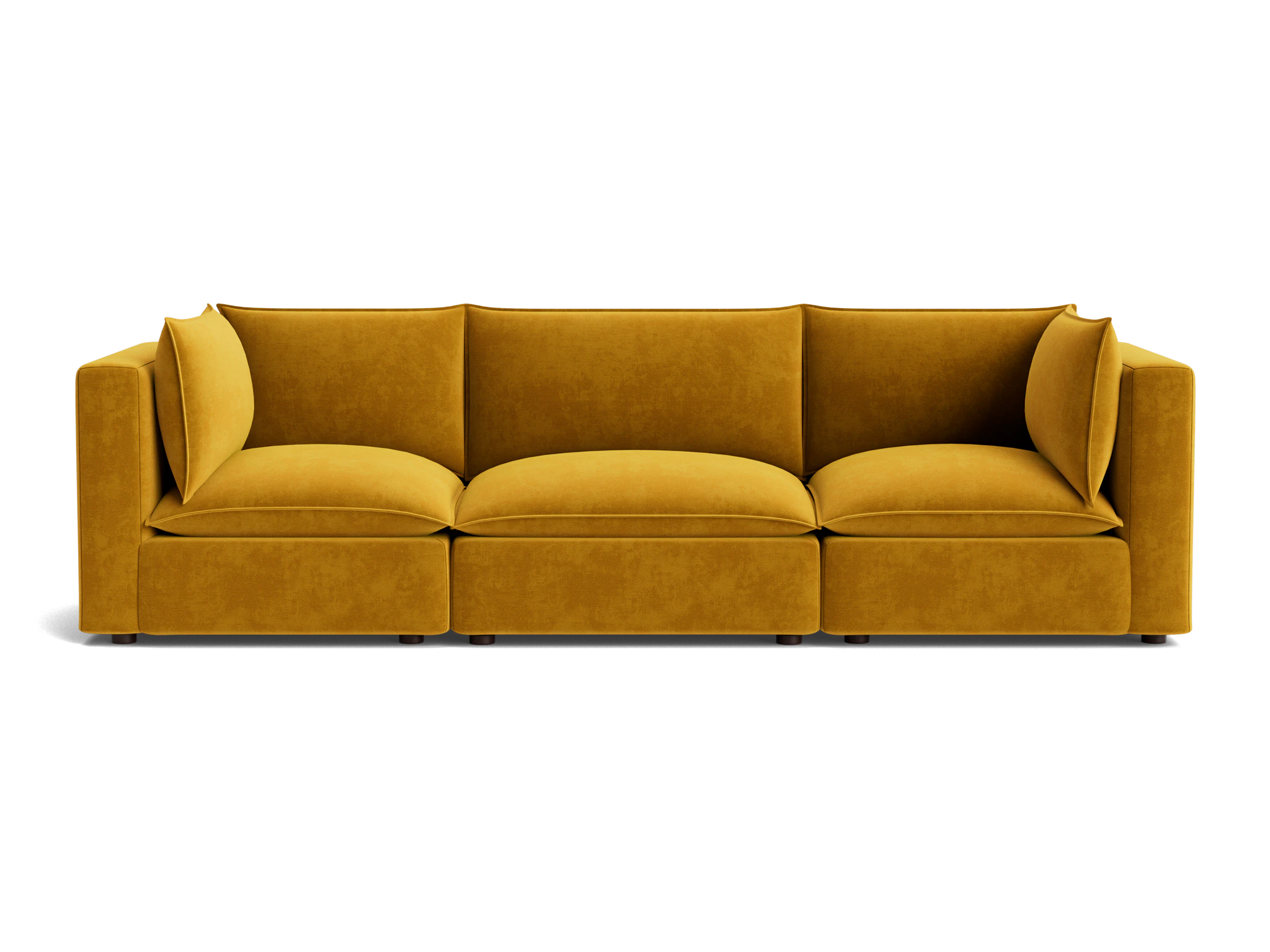 haine modular sofa harper amber gold