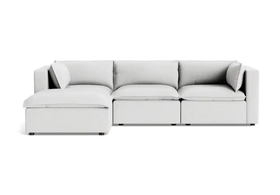 haine modular sectional sunbrella premier fog