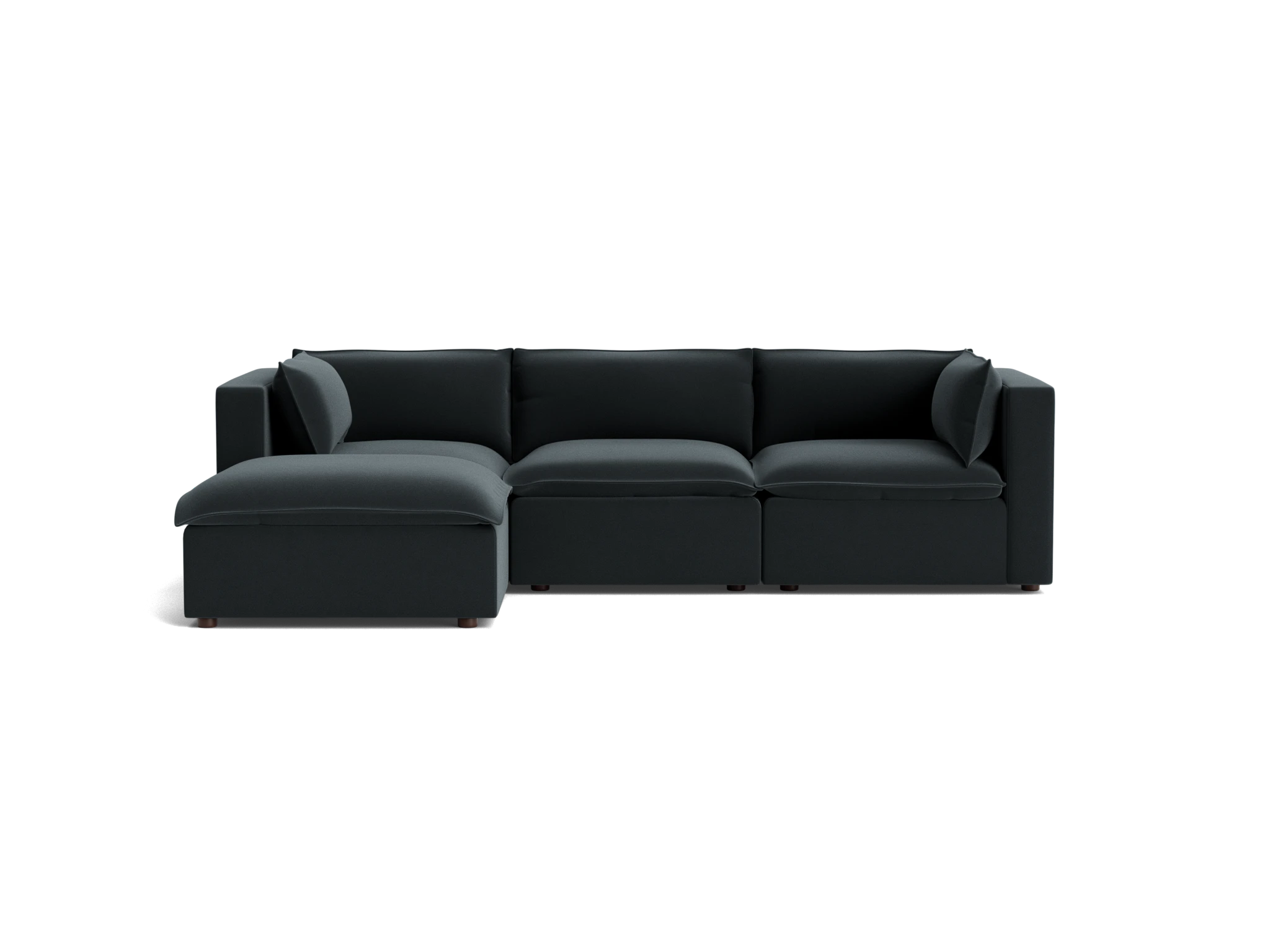 haine modular sectional royale gunmetal