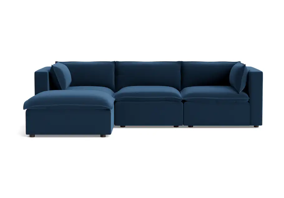 haine modular sectional royale cobalt
