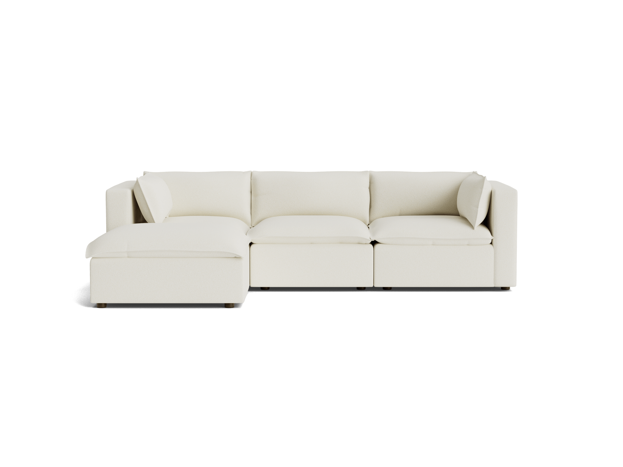 haine modular sectional tussah snow