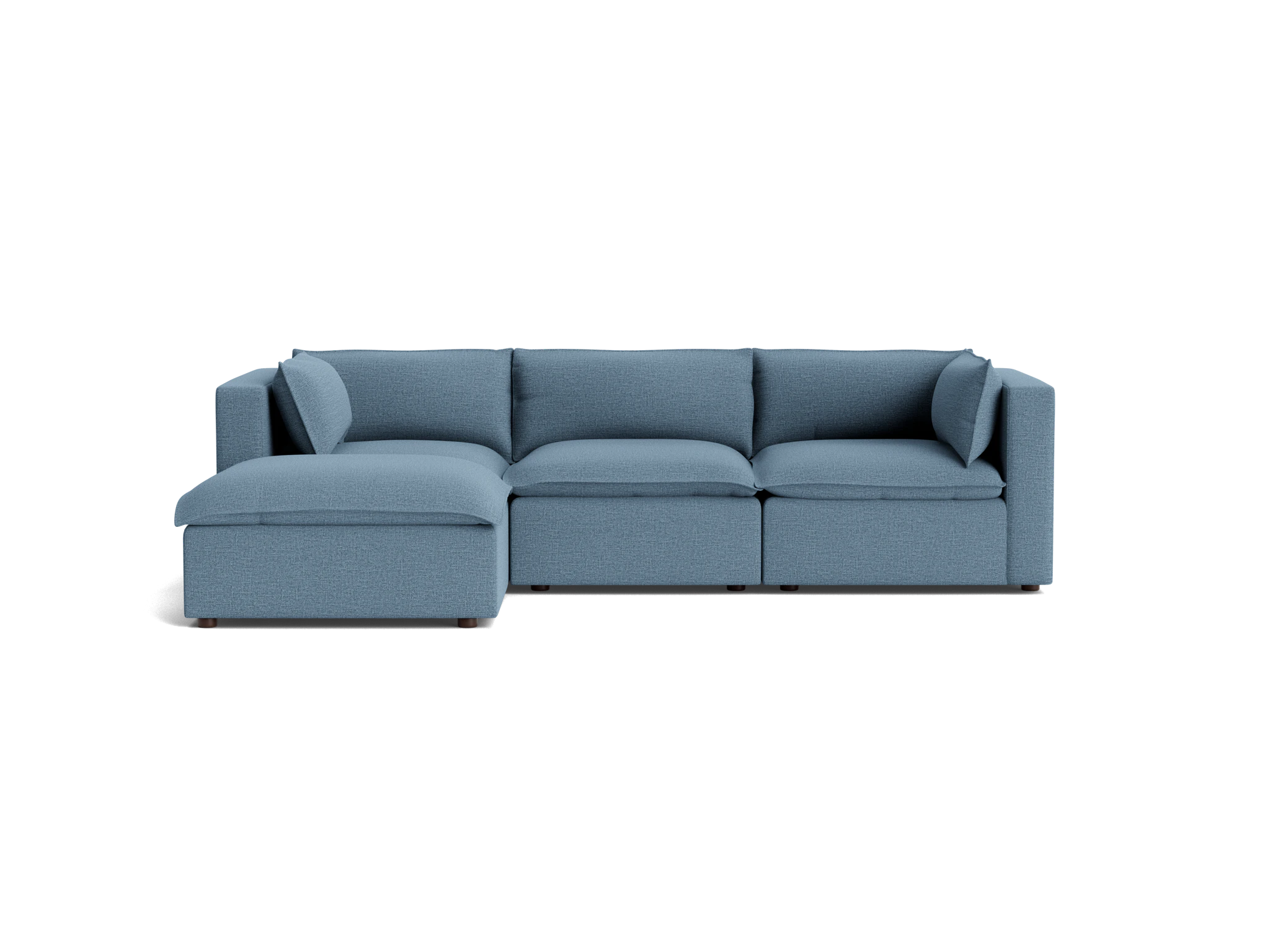 haine modular sectional milo french blue