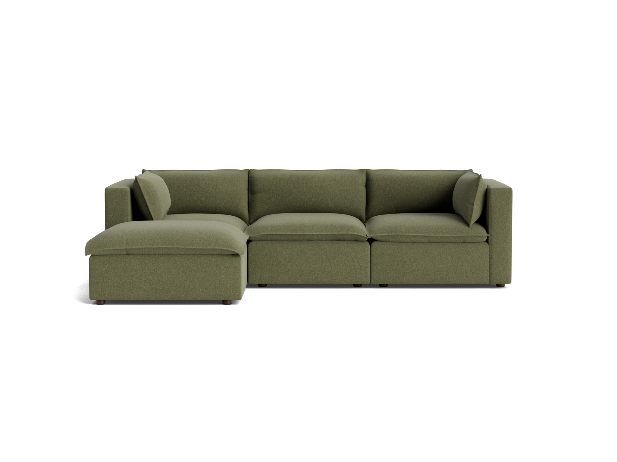haine modular sectional faithful olive